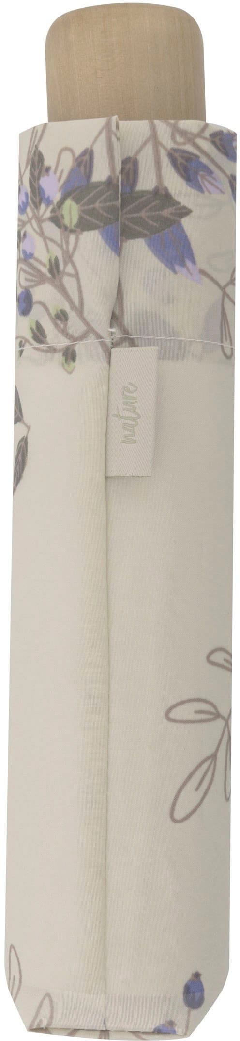 doppler® Taschenregenschirm »nature Mini, weltweit Griff schützt aus BAUR FSC®- recyceltem eden«, kaufen | - aus Wald Material mit