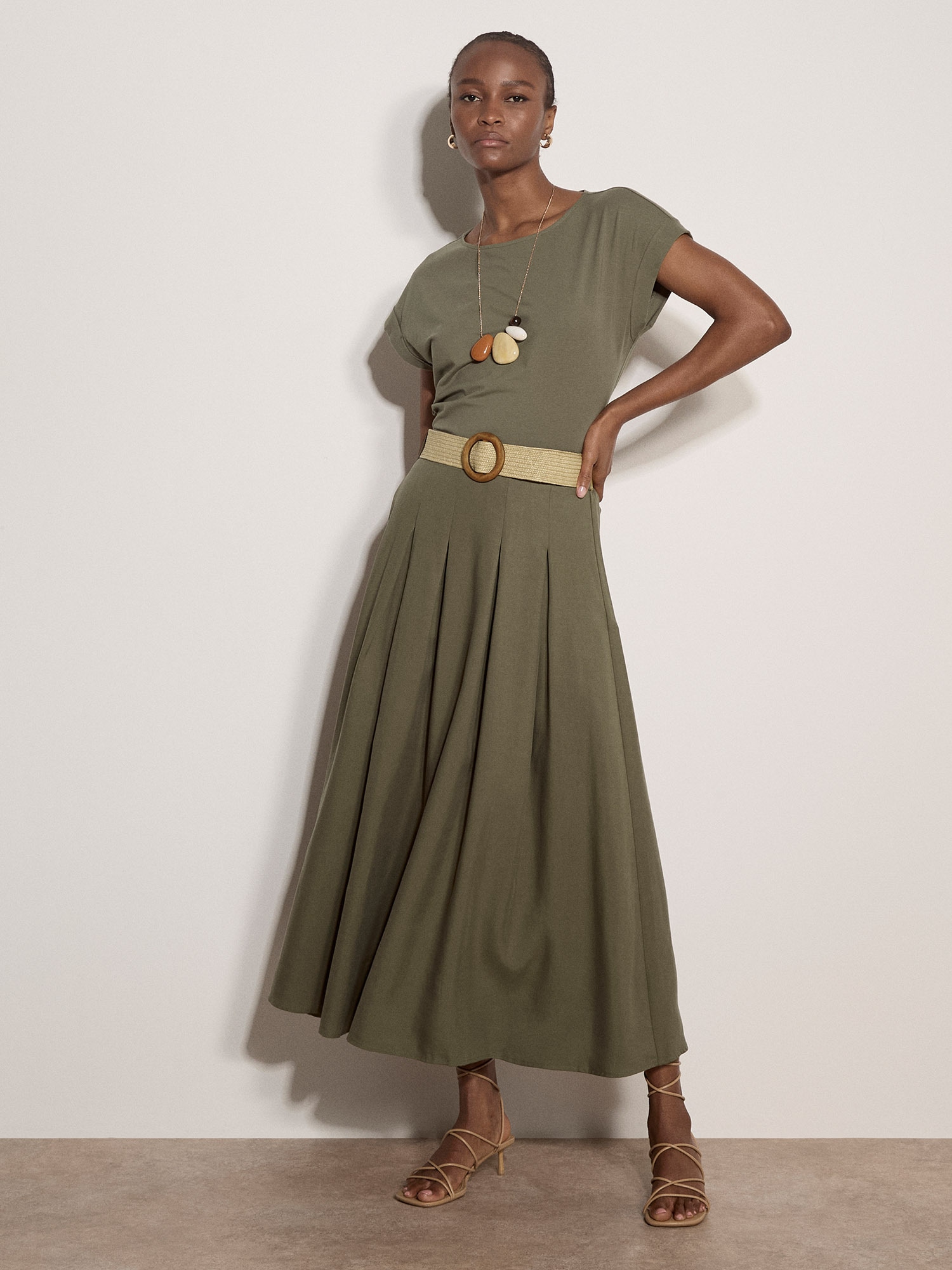 Apricot Midirock »Boho-Midirock« 2 mit Gürtel