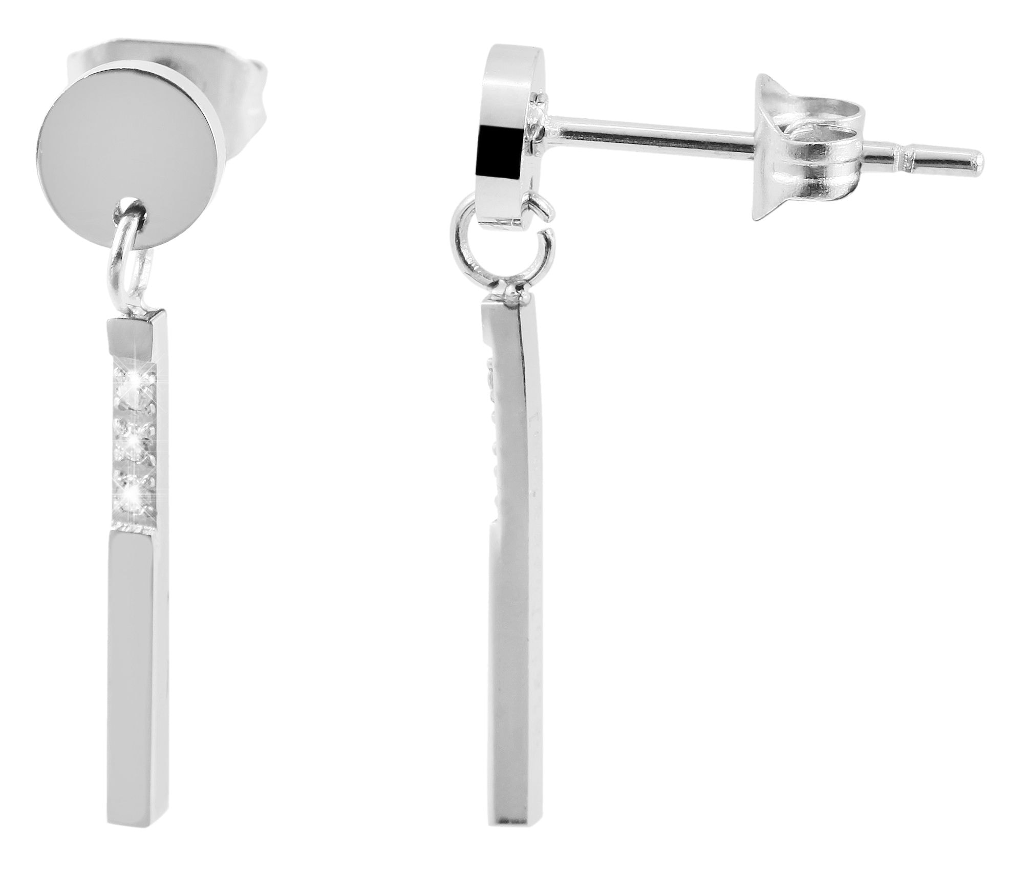 Adelia´s Kettenanhänger »Damen Anhänger – Anhänger aus Edelstahl mit Strass Steinchen« ()  Ein stilvolles Geschenk für besondere Momente