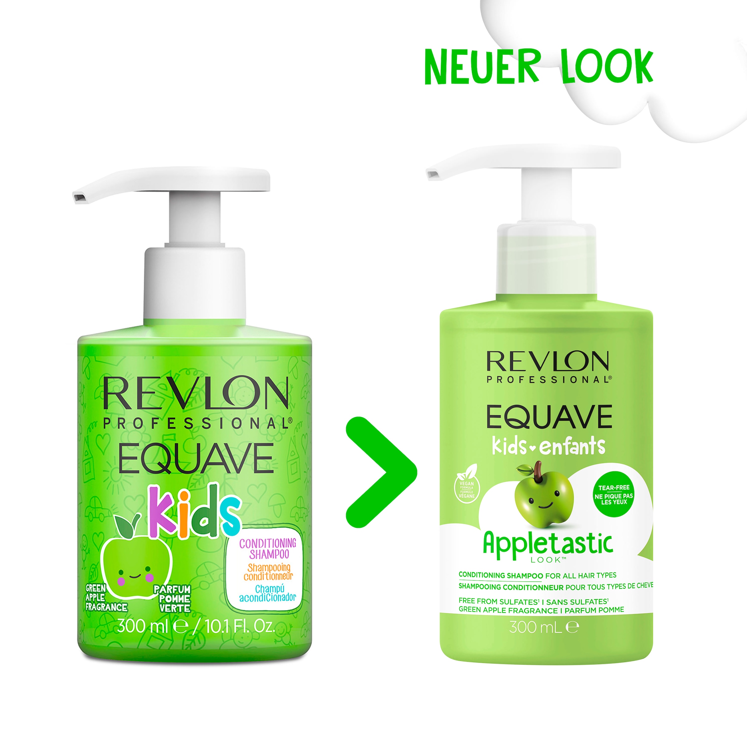 REVLON PROFESSIONAL Haarshampoo »EQUAVE KIDS CONDITIONING SHAMPOO« Reichhaltige Formel frei von Parabenen, Farbstoffen und Allergenen.
