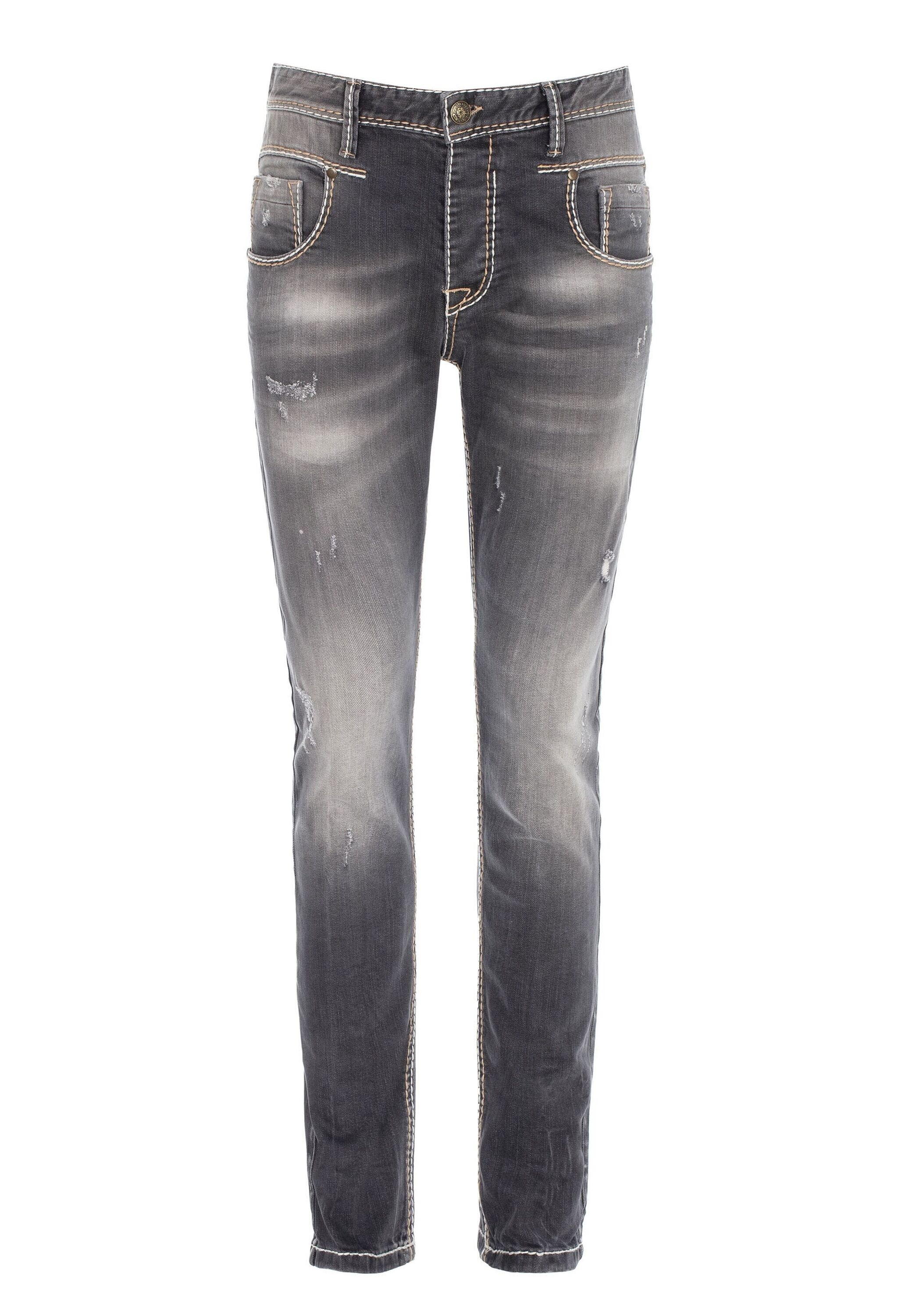 Cipo & Baxx 5-Pocket-Jeans »Jeans«, in modernem Straight Fit-Schnitt, CD668