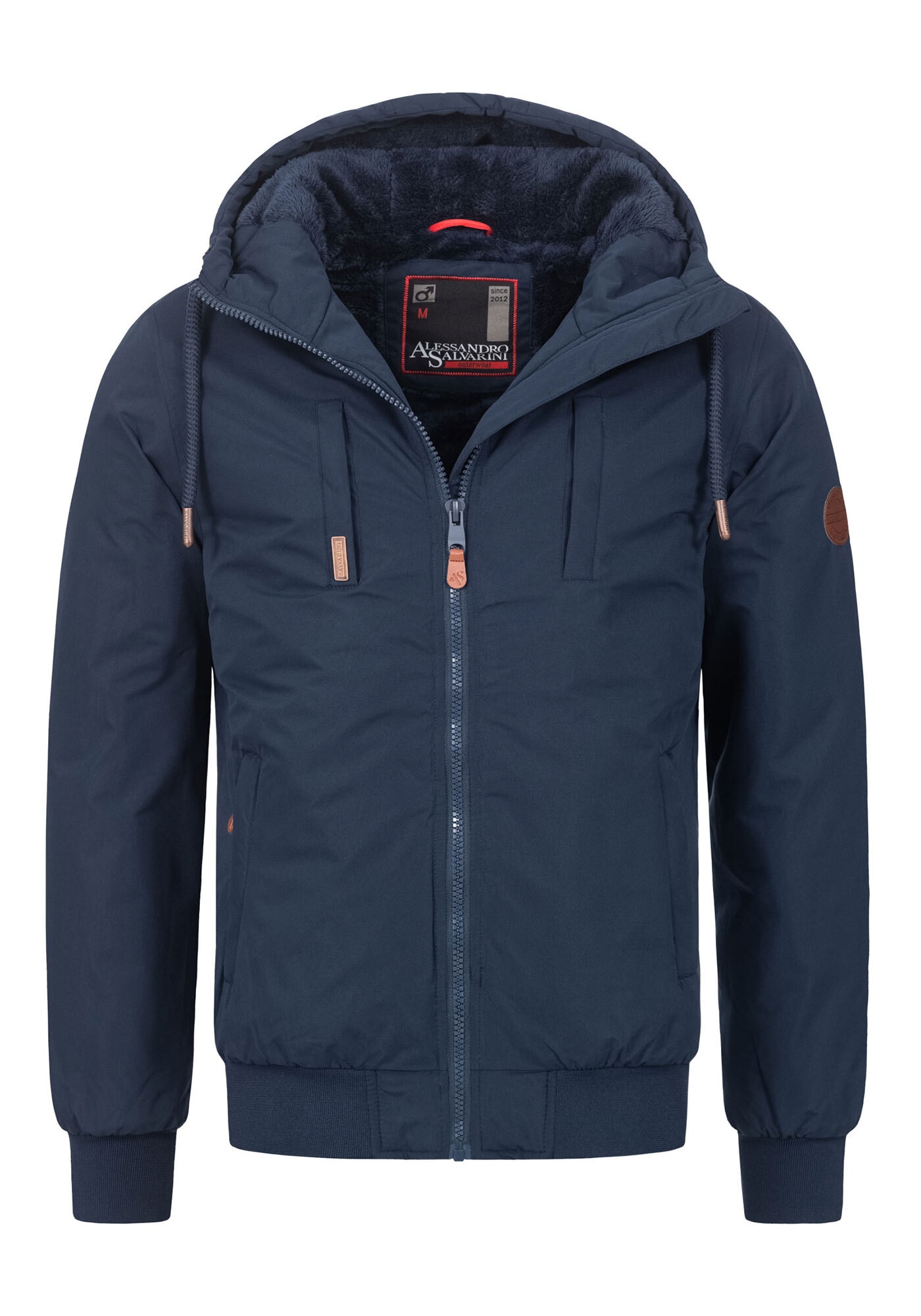 Alessandro Salvarini Winterjacke »ASWeighty« mit weichem Teddyfell innen