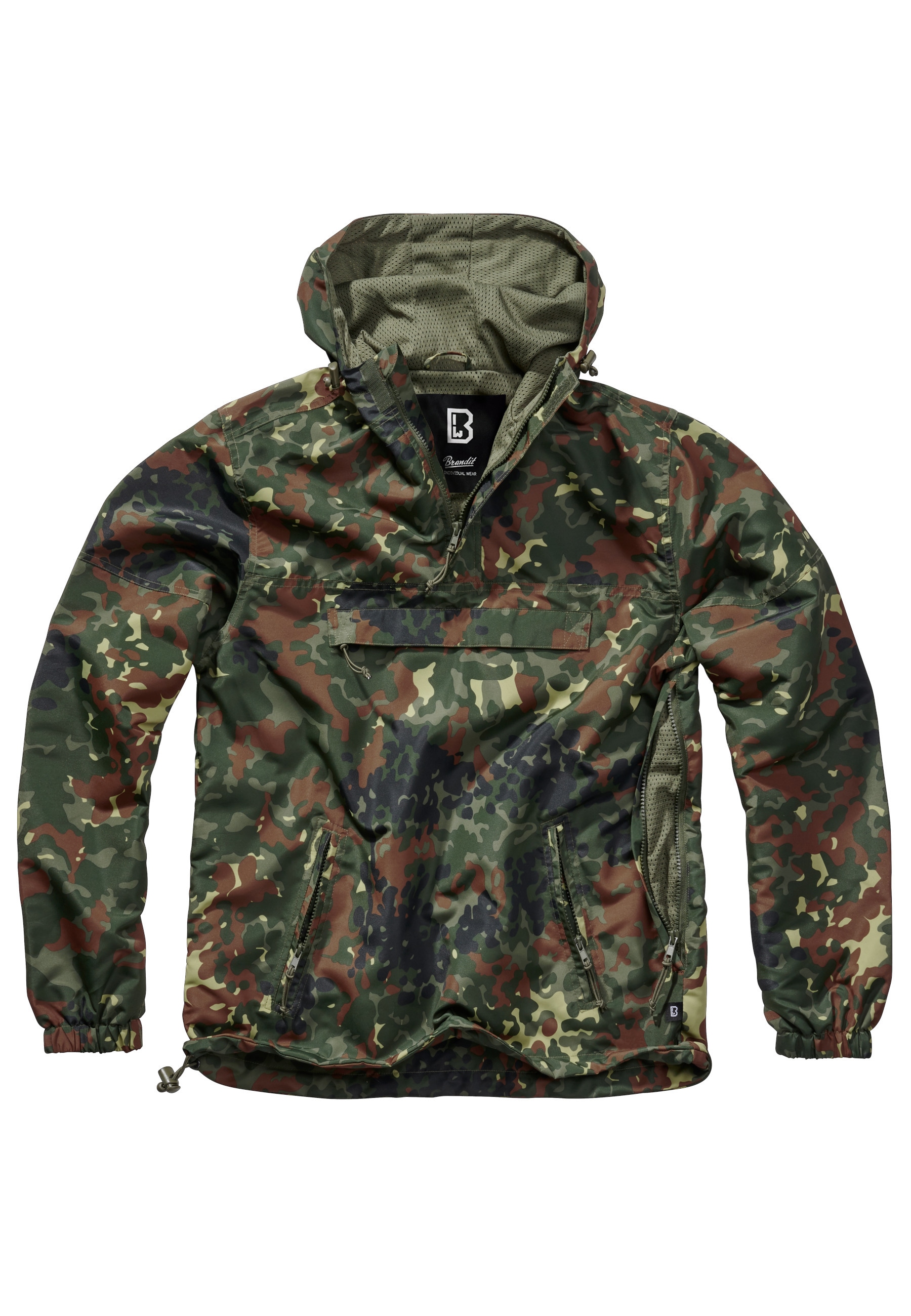 Brandit Allwetterjacke "Brandit Herren Summer Pull Over Jacket" 1 Stk. tlg. günstig online kaufen