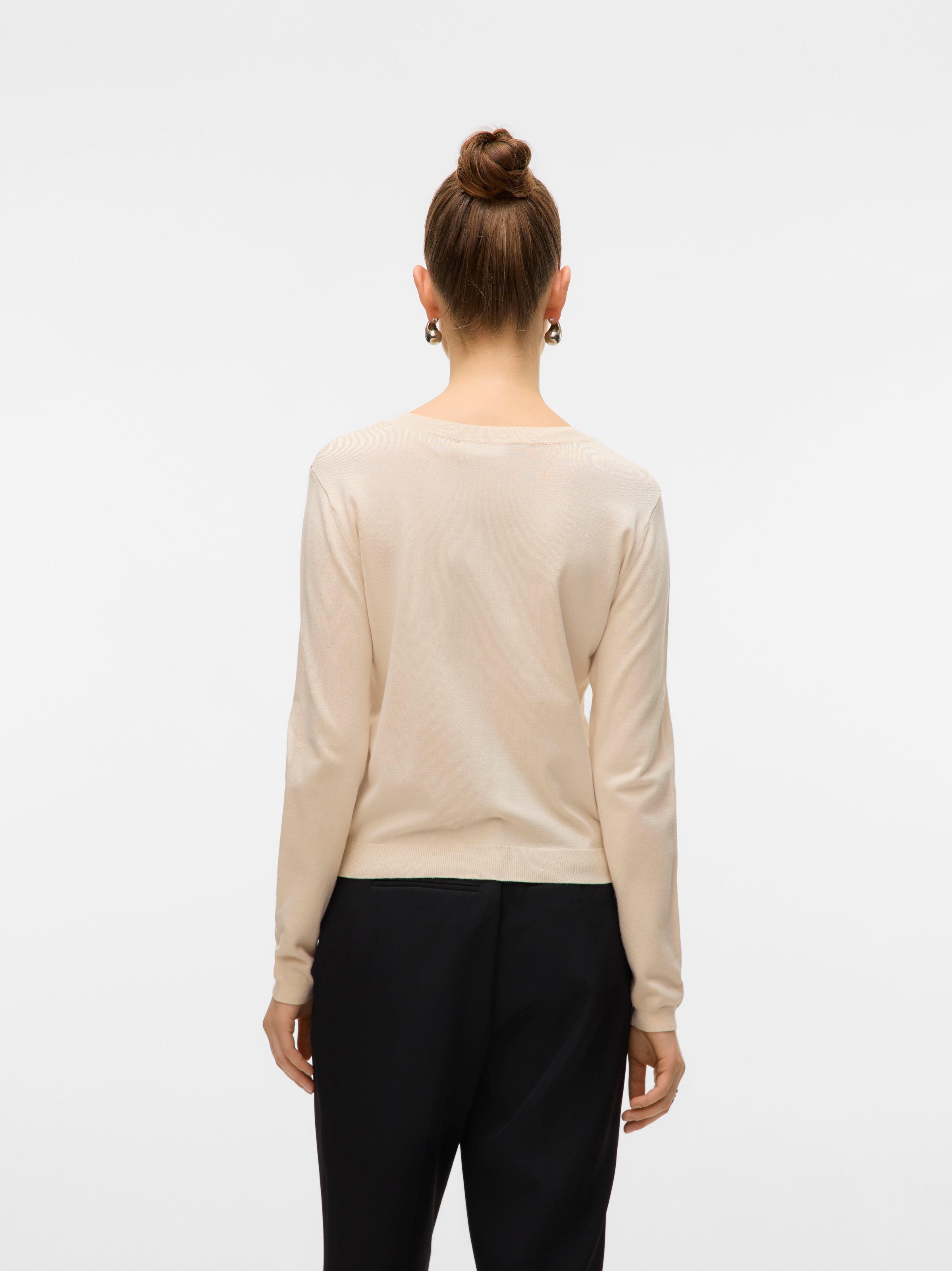 Thumbnail - Vero Moda Rundhalspullover "VMGLORY PEARL LS O-NECK PULLOVER BOO"