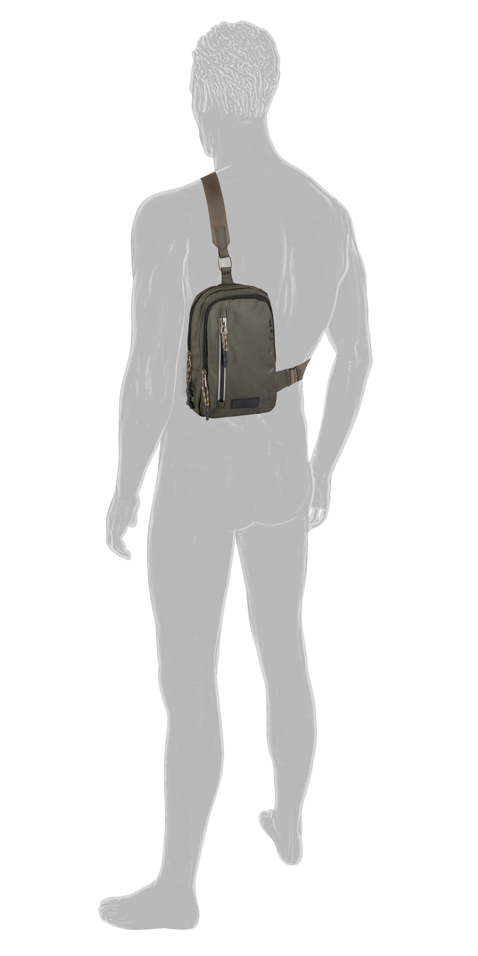 Camel Active Grün Cityrucksack "Explore" Wasserabweisendes Recyceltes Nylon Und Reflektierende Reißverschlüsse von Baur - Bild 3