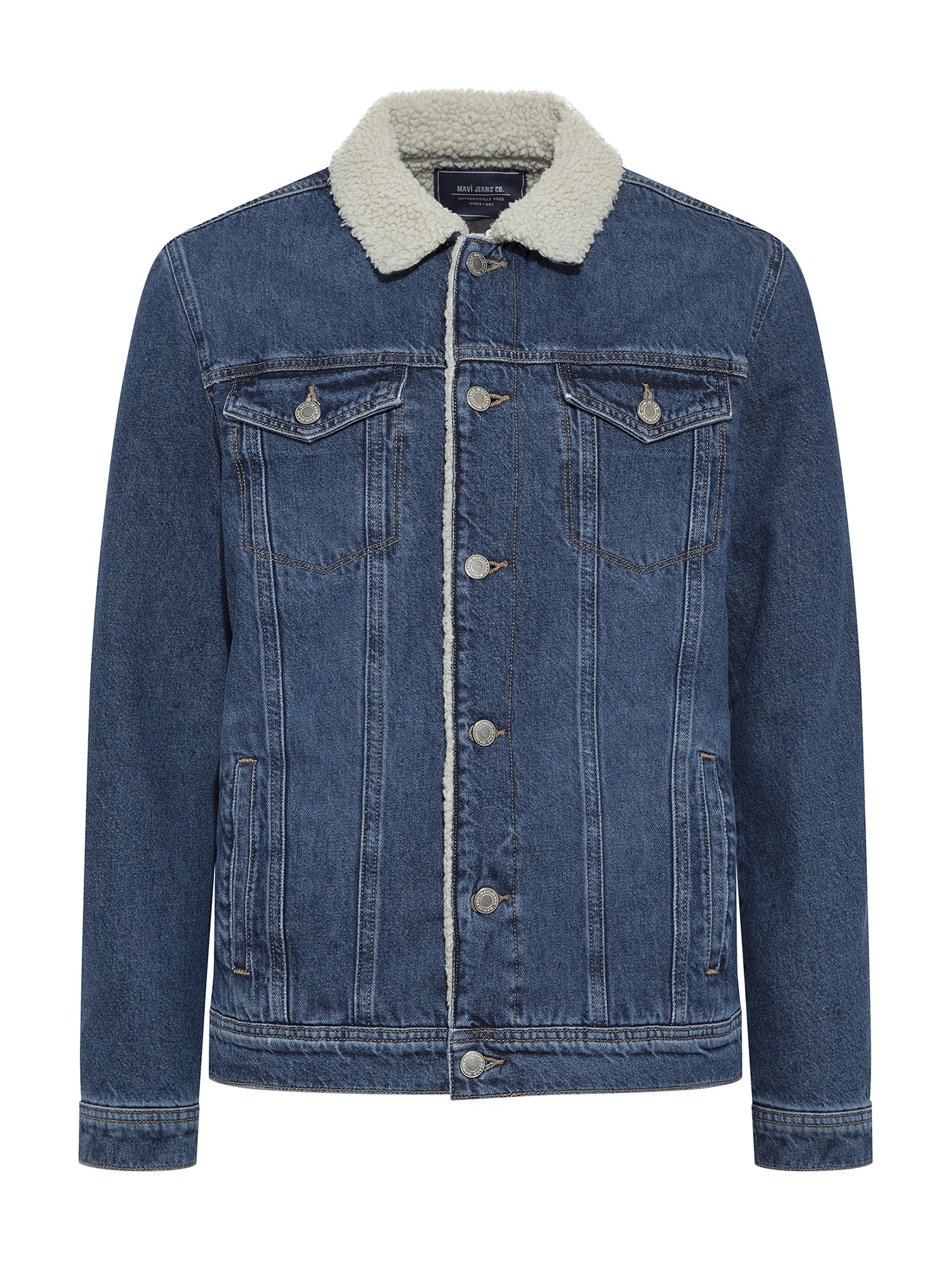 Mavi Cordjacke »AARON«, Basic Jeansjacke