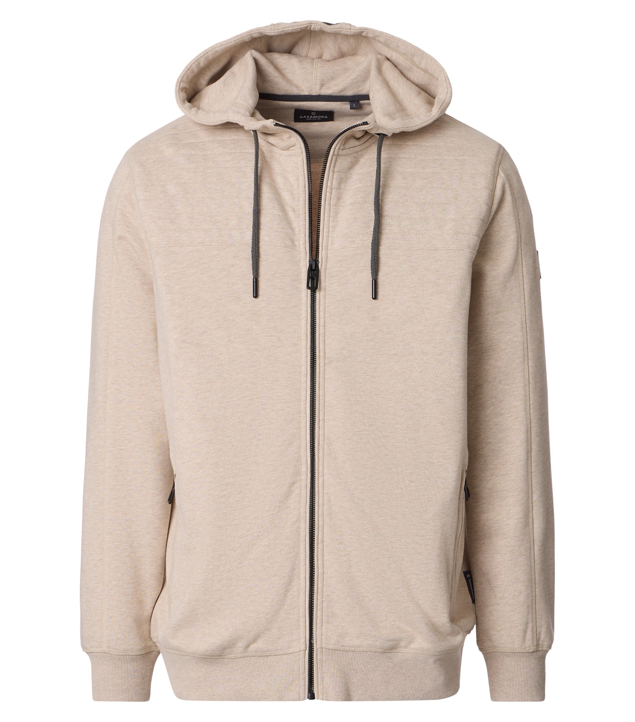 CASAMODA Sweatjacke "CASAMODA Sweatjacke uni" günstig online kaufen