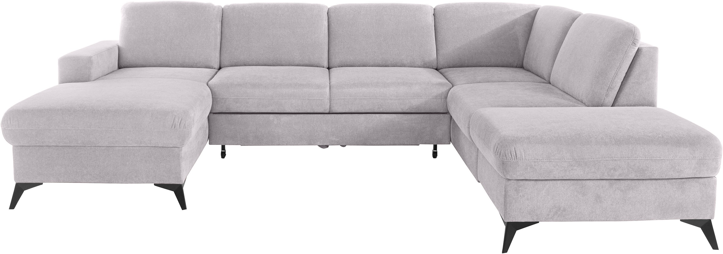 Home affaire Wohnlandschaft "Lolland U-Form" Wahlweise mit Bettfunktion und günstig online kaufen