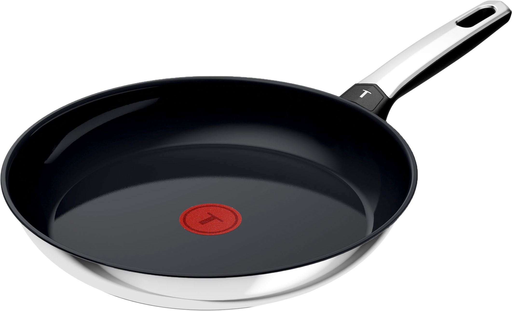 Tefal Bratpfanne "Emotion+" Edelstahl 1 tlg. Premium Edelstahl, Induktion, spülmaschinenfest, hochglanzpoliert