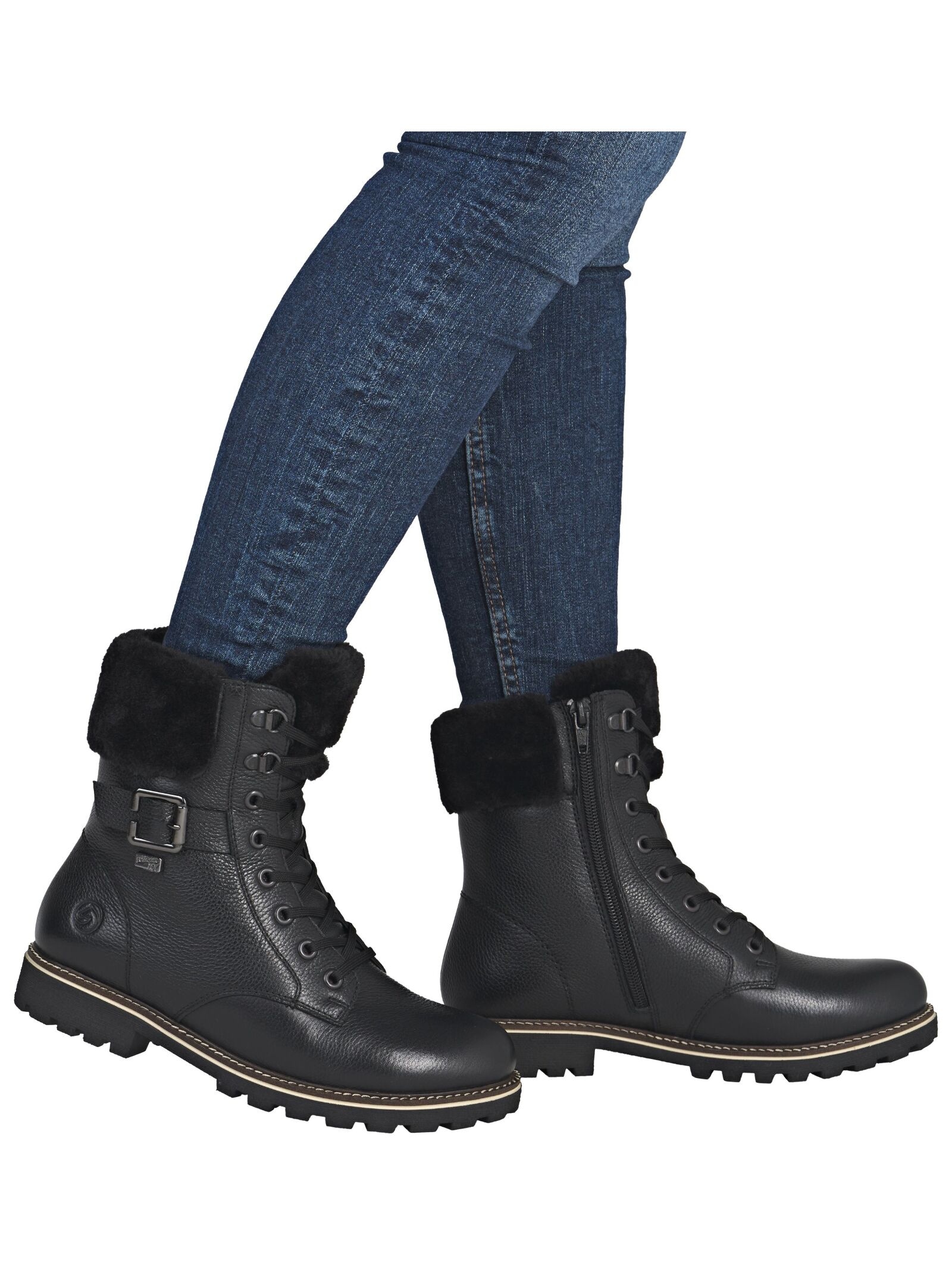 Remonte Schnürstiefelette »Remonte Stiefelette Leder/Textil«