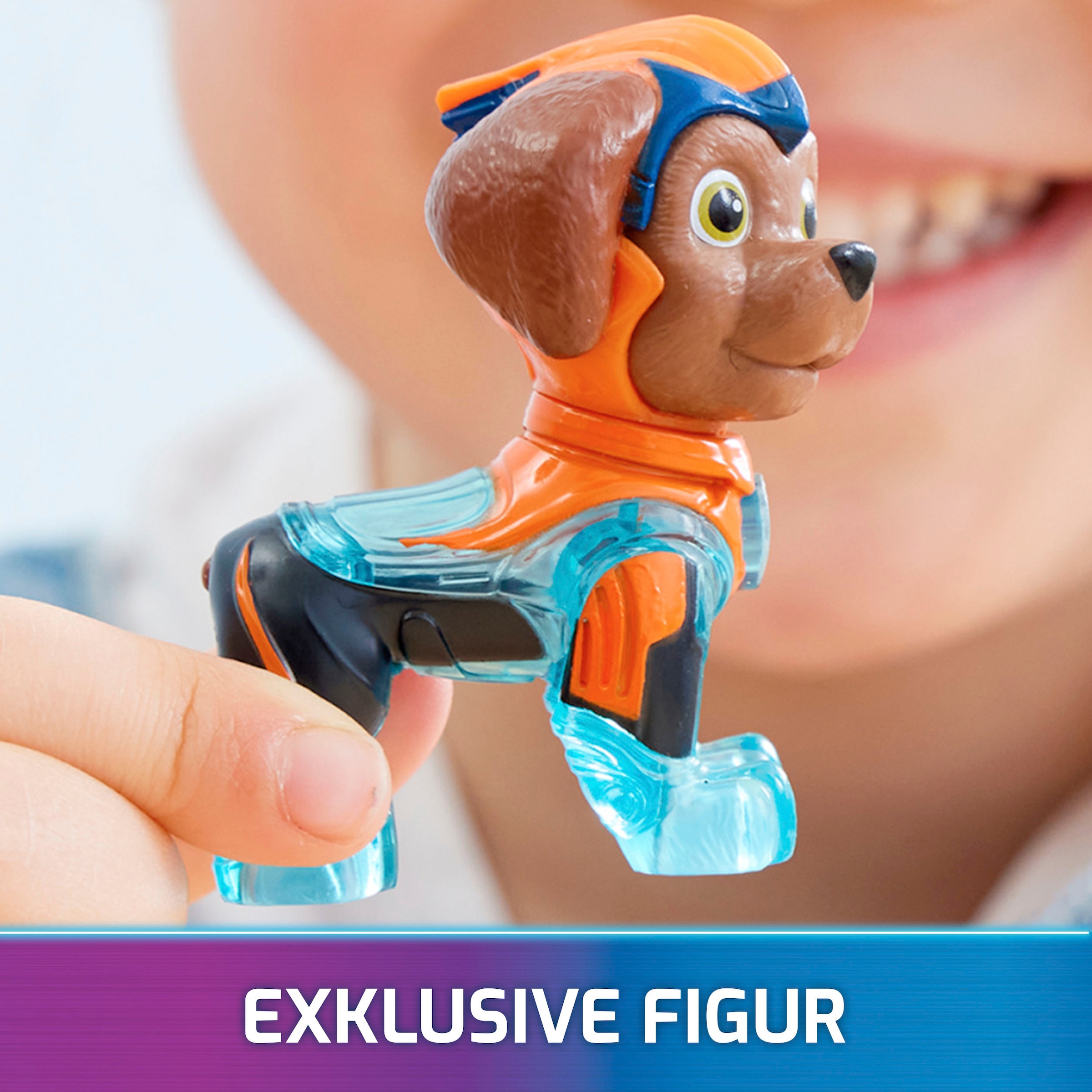 Spin Master Spielzeug-Auto »Paw Patrol - Movie II - Basic Themed Vehicles Zuma«, Speedboot mit Welpenfigur, Licht- und Soundeffekt