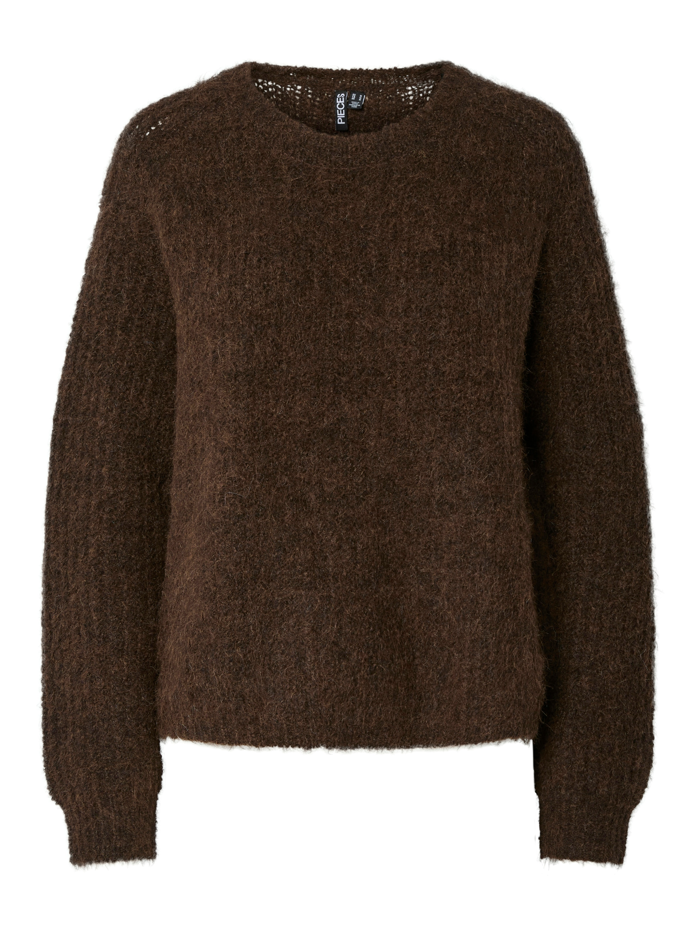pieces Strickpullover "PCCLEO LS O-NECK CHUNKY KNIT NOOS BC" günstig online kaufen