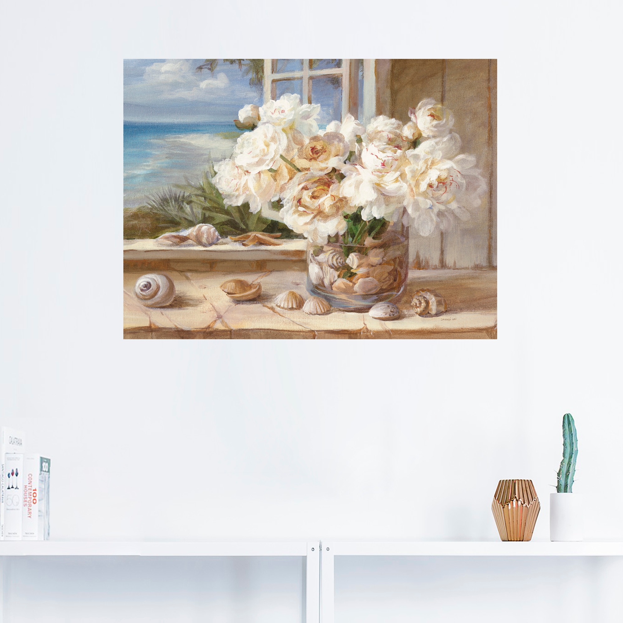 Artland Wandbild "Am See", Arrangements, (1 St.), als Leinwandbild, Poster, günstig online kaufen