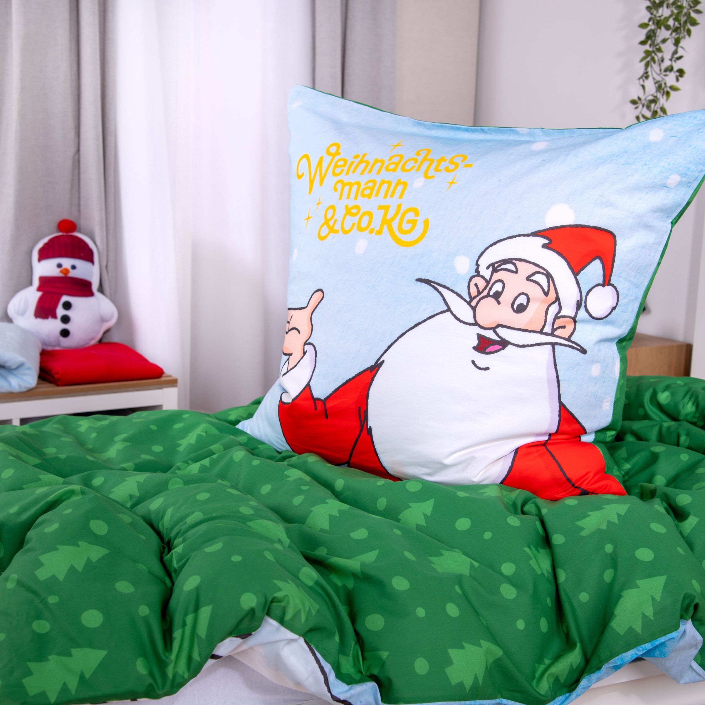 nicht definiert Bettwäsche »Weihnachtsmann Co. KG«, Wendebettwäsche