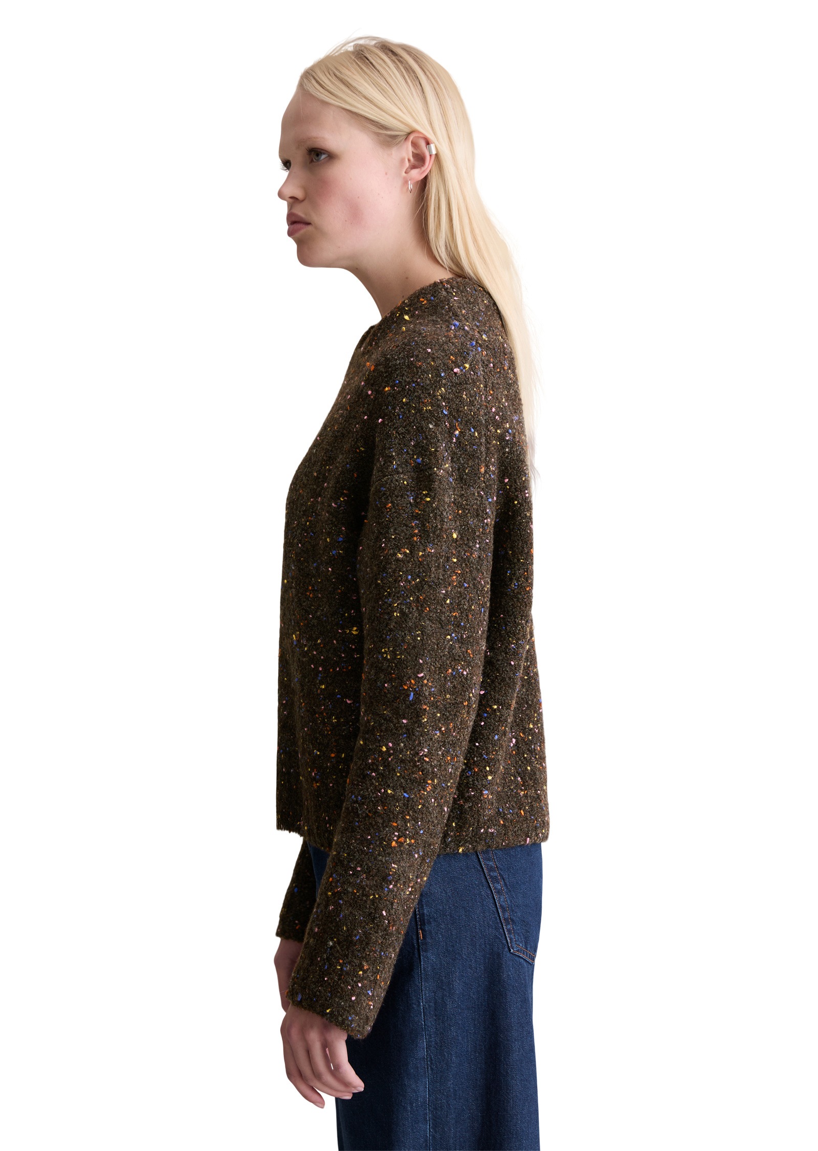 Marc OPolo DENIM Strickpullover "aus Schurwolle-Viskose-Mix" günstig online kaufen