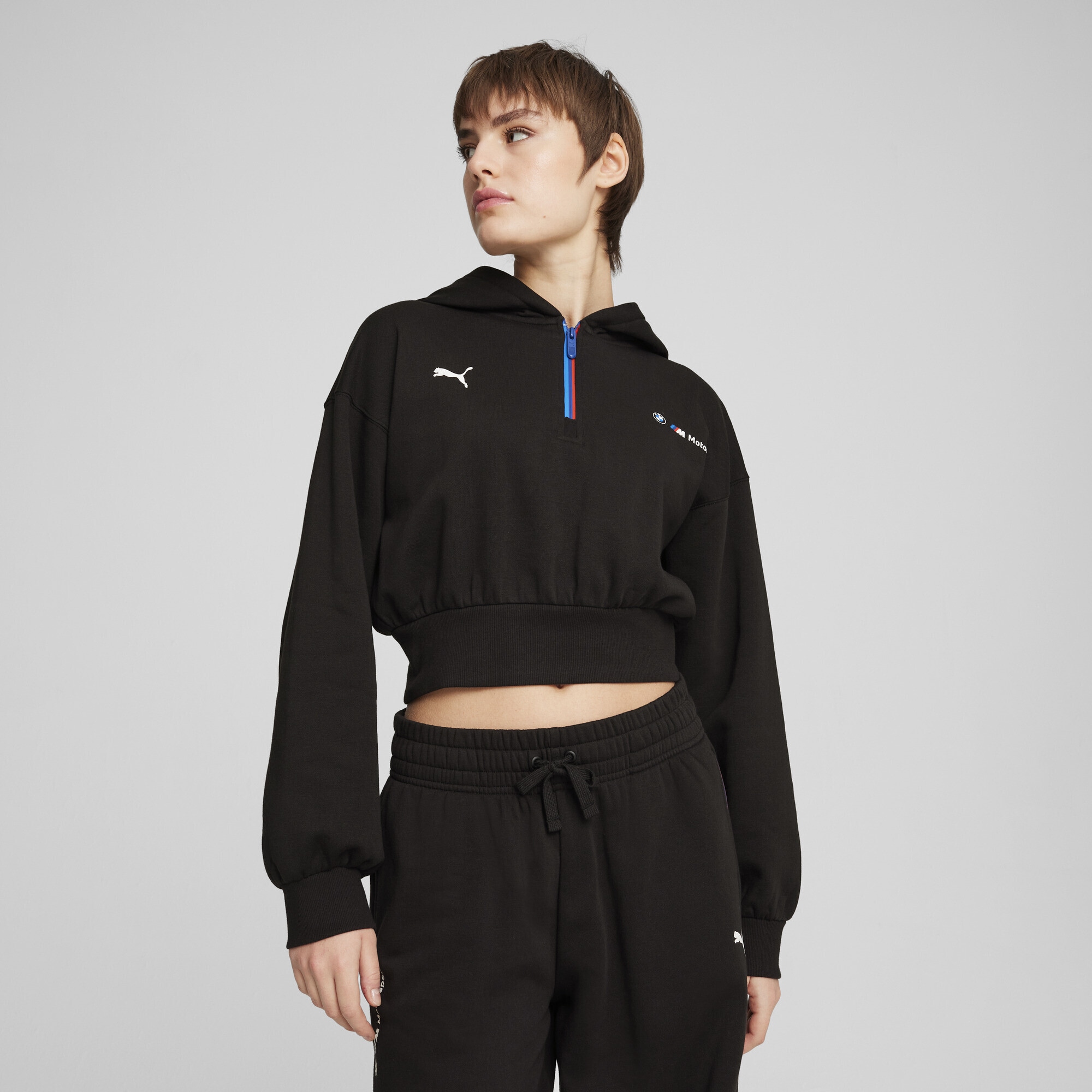 PUMA Hoodie »BMW M Motorsport ESS+ Hoodie mit Reißverschluss bis zum Hals«