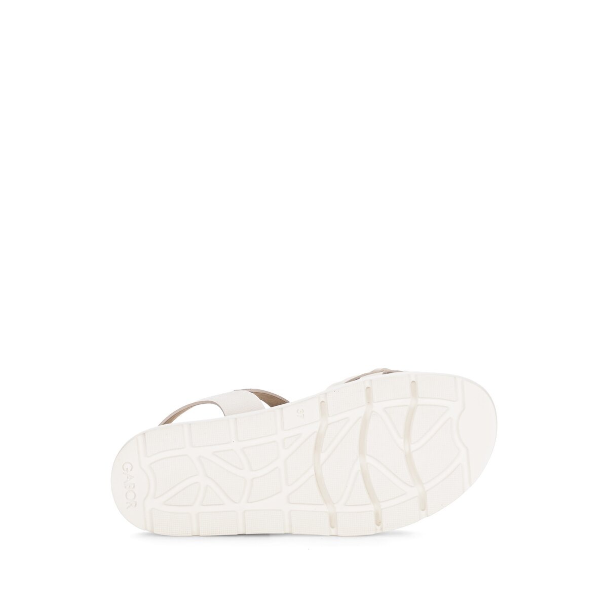 Riemchensandale GABOR "Riemchensandale", Damen, Gr. 43, creme, Schuhe Riemchensandale 3