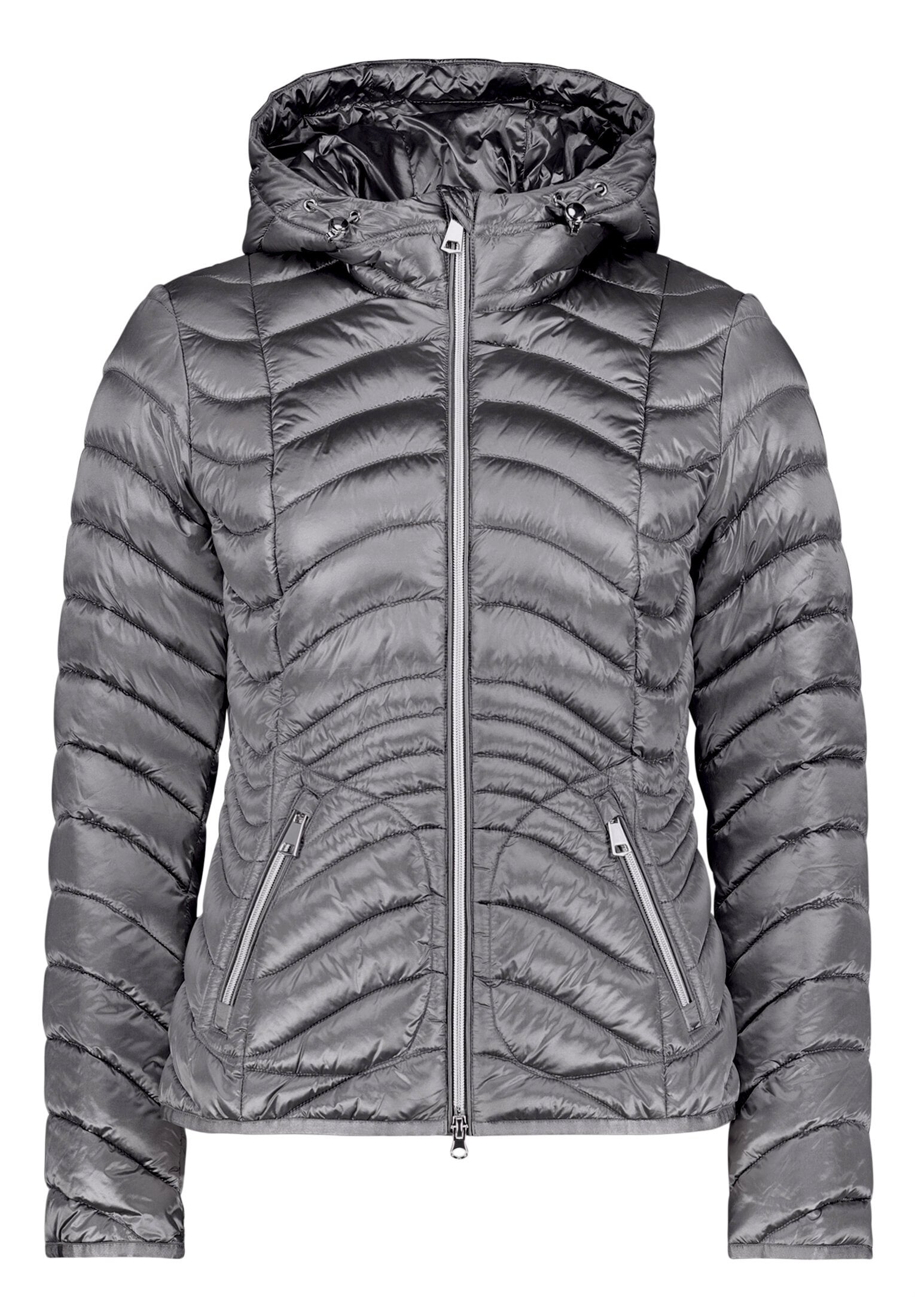 Cartoon Steppjacke »Damen mit Reißverschlusstaschen« mit Kapuze