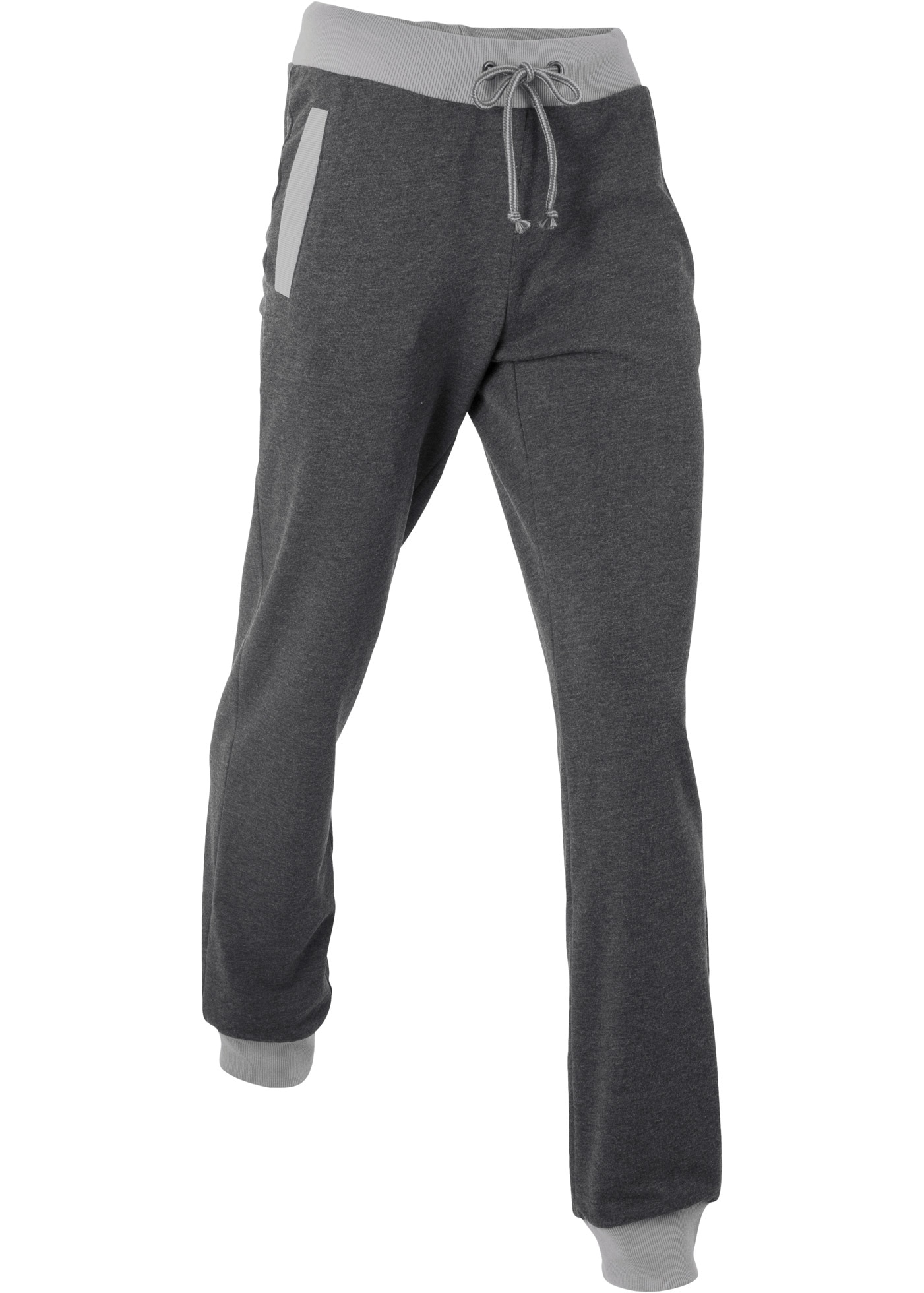 bonprix Jogginghose »Jogginghose mit Kontrastbündchen«  aus Baumwoll-Mix, Regular Fit, mit Kontrastbündchen, Casual Stil