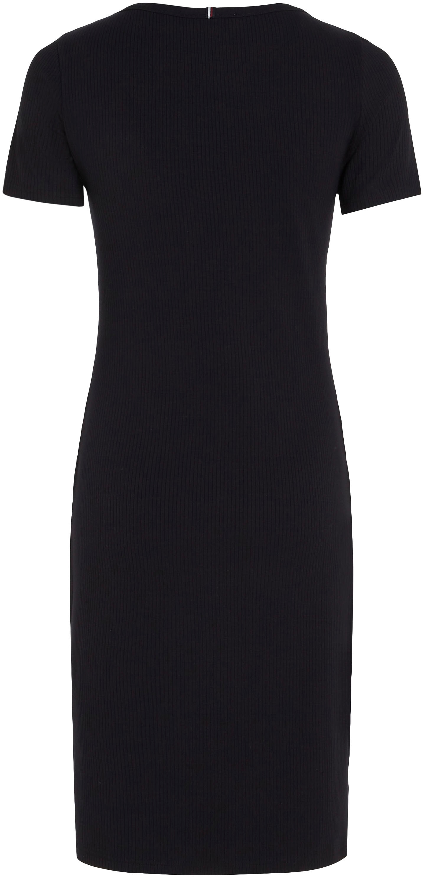 Tommy Hilfiger Jerseykleid »REG 5X2 SS«, KNEE DRESS Rippware modischer | RIB in bestellen für BAUR