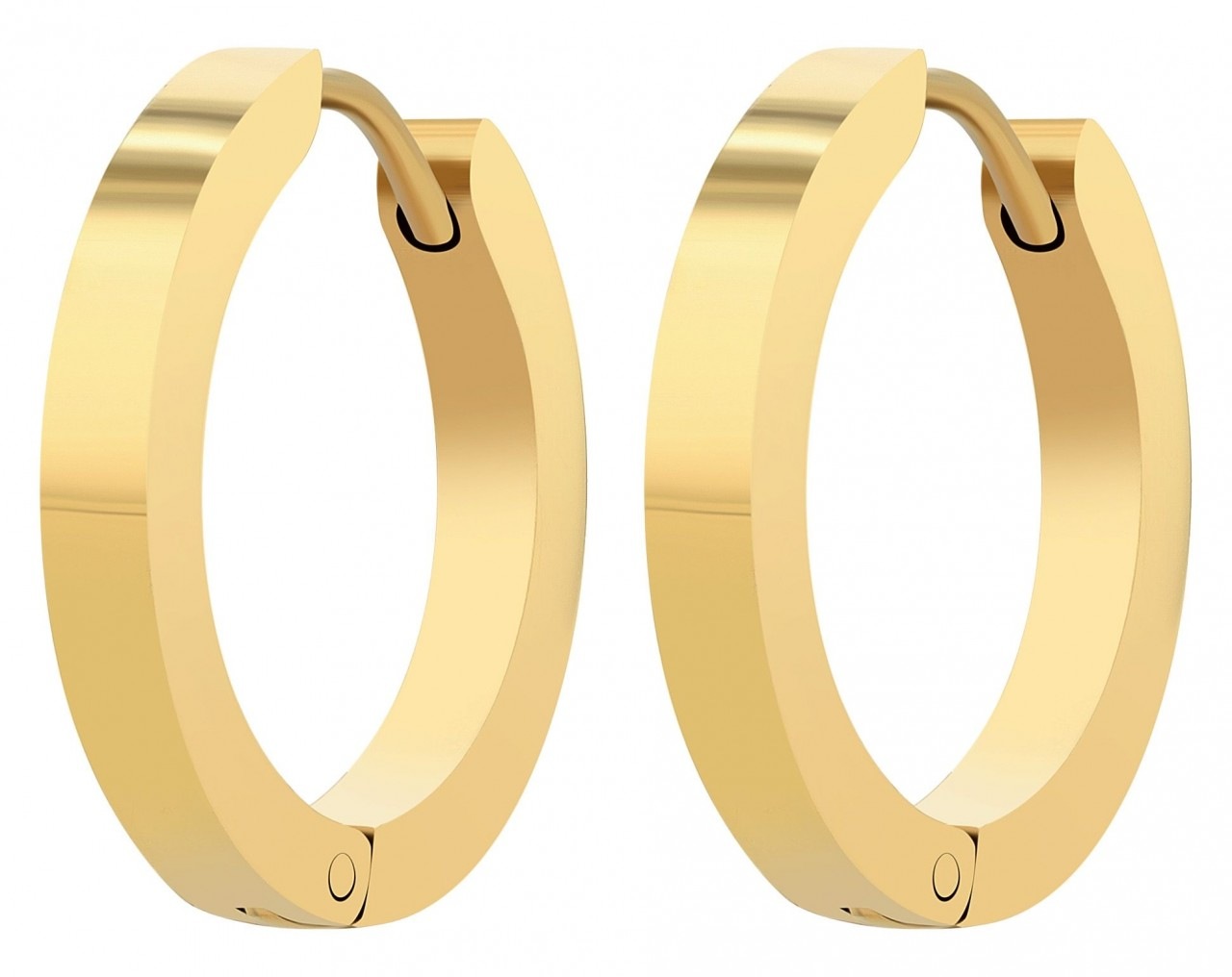 Adelia´s Paar Creolen »Neuheit 2025 - Damen Creolen aus poliertem Edelstahl Ø 16 mm«