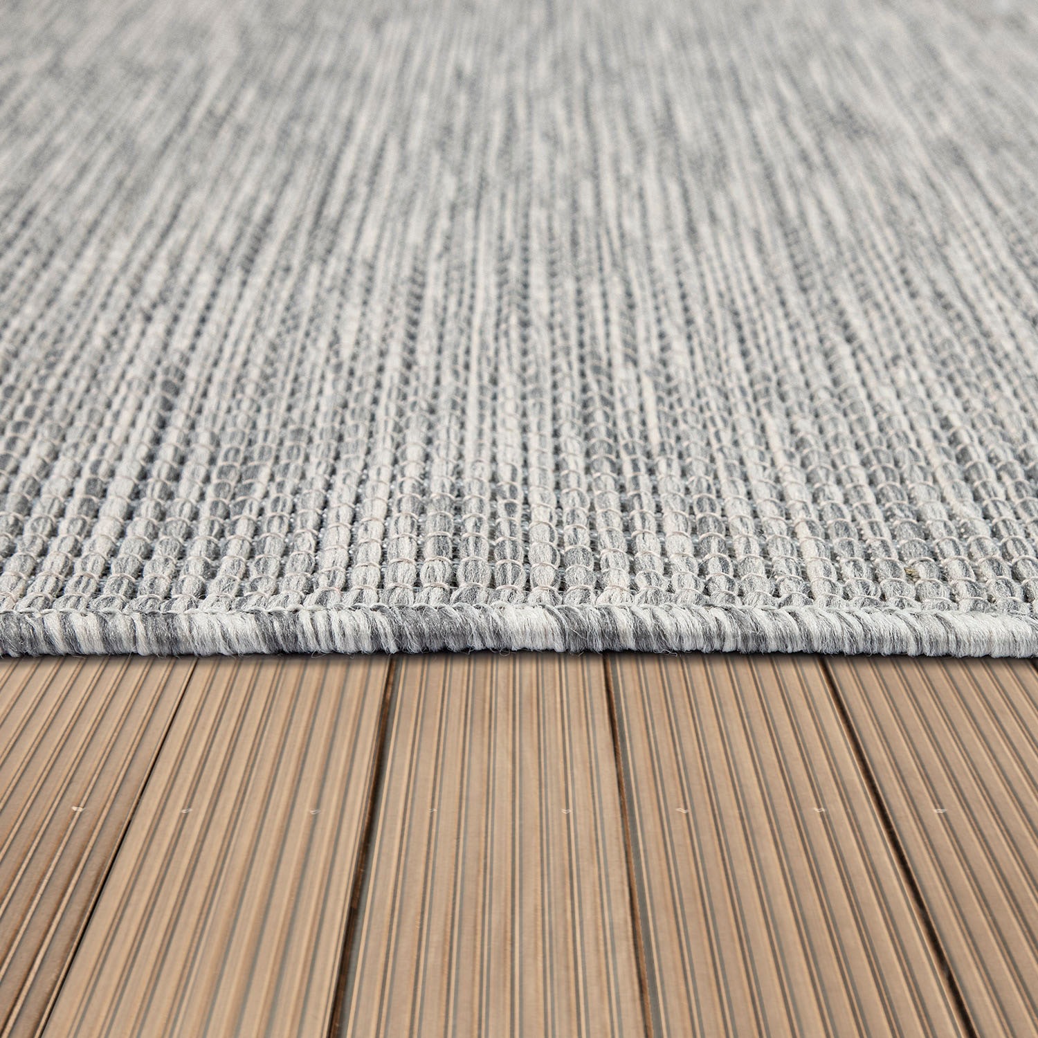 Paco Home Teppich »Sonset«, rechteckig, 4 mm Höhe, Flachgewebe, meliert, In- und Outdoor geeignet, Wohnzimmer
