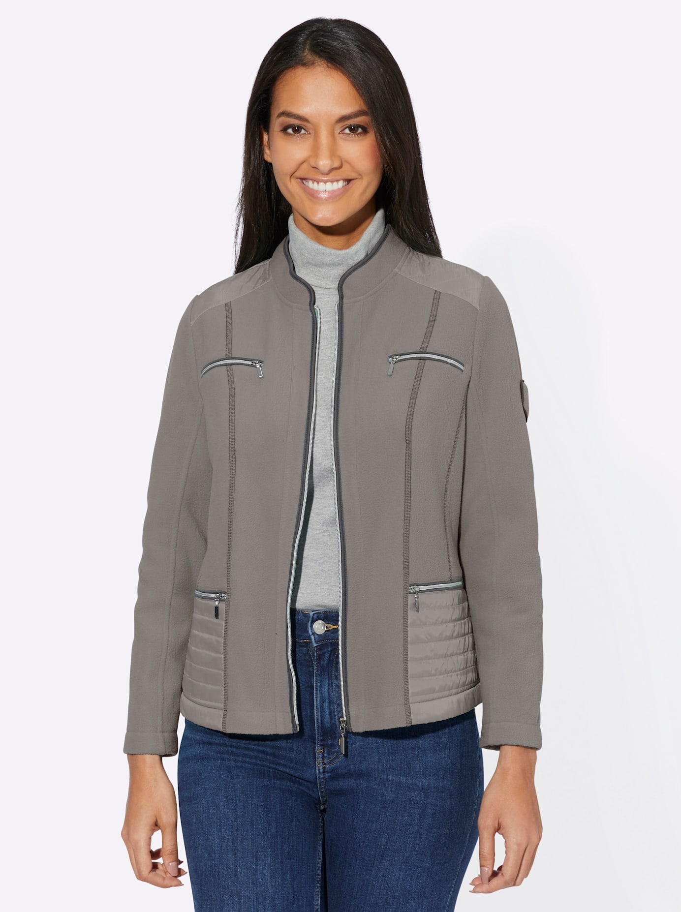 Casual Looks Fleecejacke günstig online kaufen