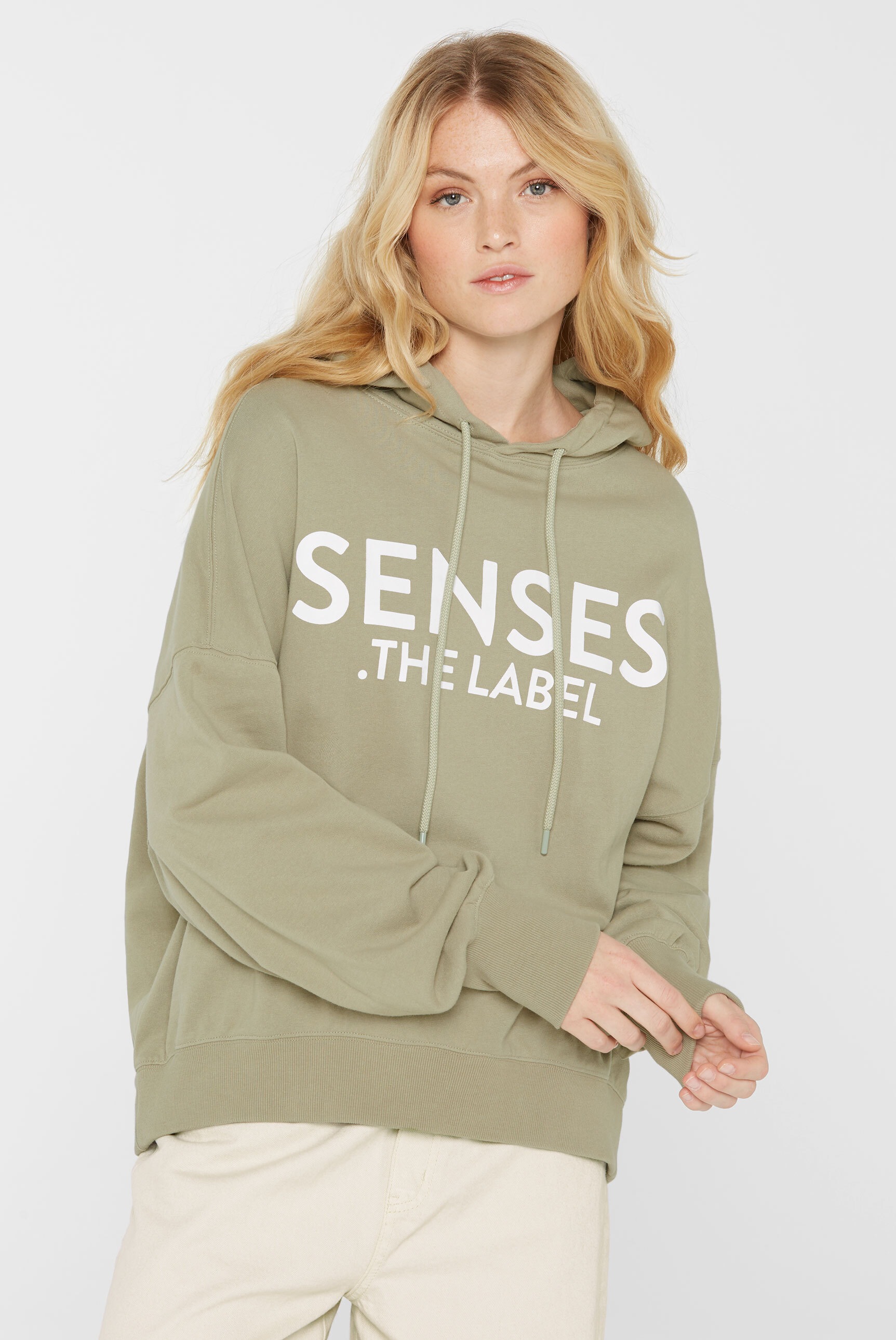 SENSES.THE LABEL Kapuzensweatshirt , aus Baumwolle
