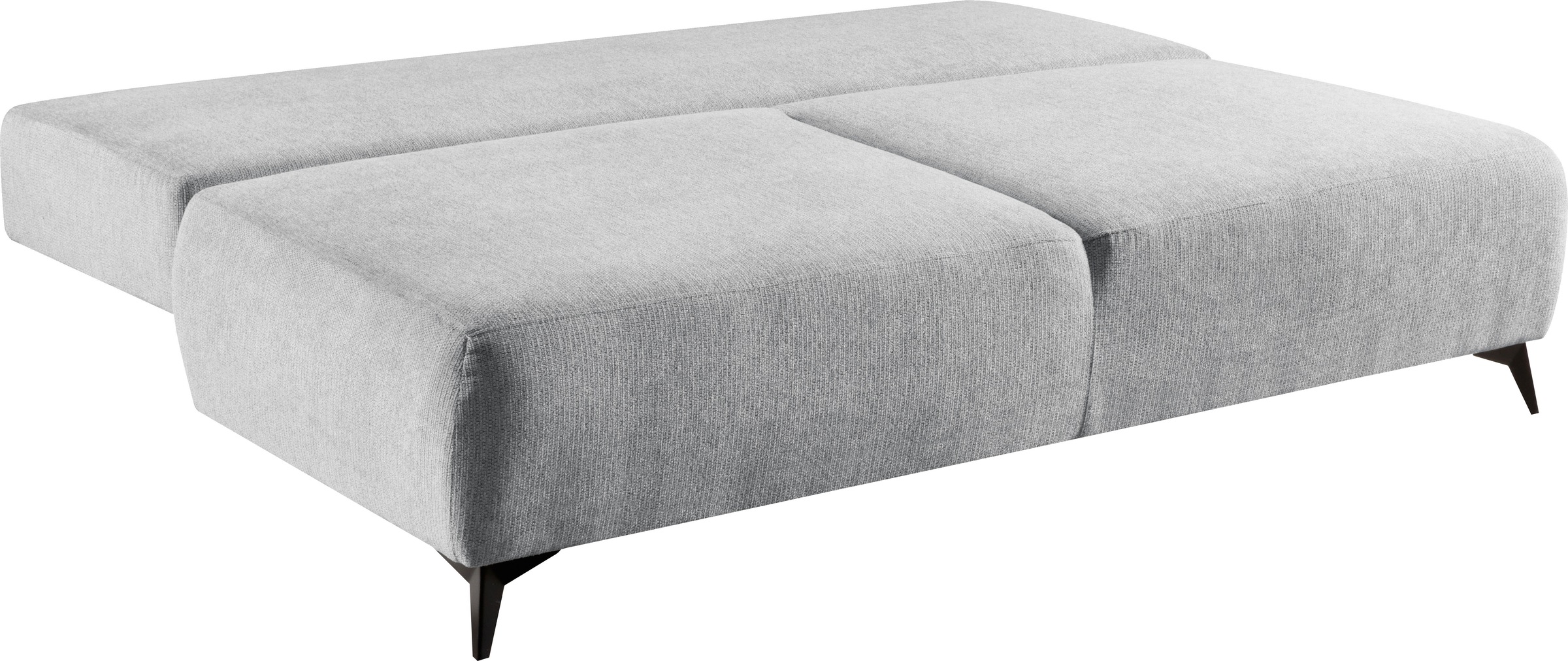 WERK2 Schlafsofa »Viktoria mit Komfortsitz- und Liegehöhe, Breite 200cm,«, bequemes 2-Sitzer Schlafcouch mit Bettkasten