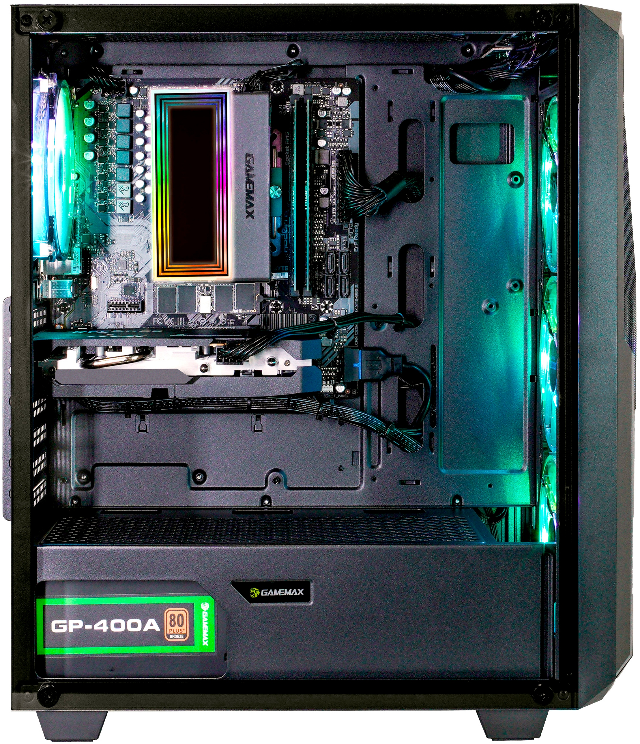 GAMEMAX Gaming-PC »Striker 8169 AMD Ryzen 5 7500F 32GB DDR5 1TB SSD RX 9070« Windows 11, DDR5 RAM