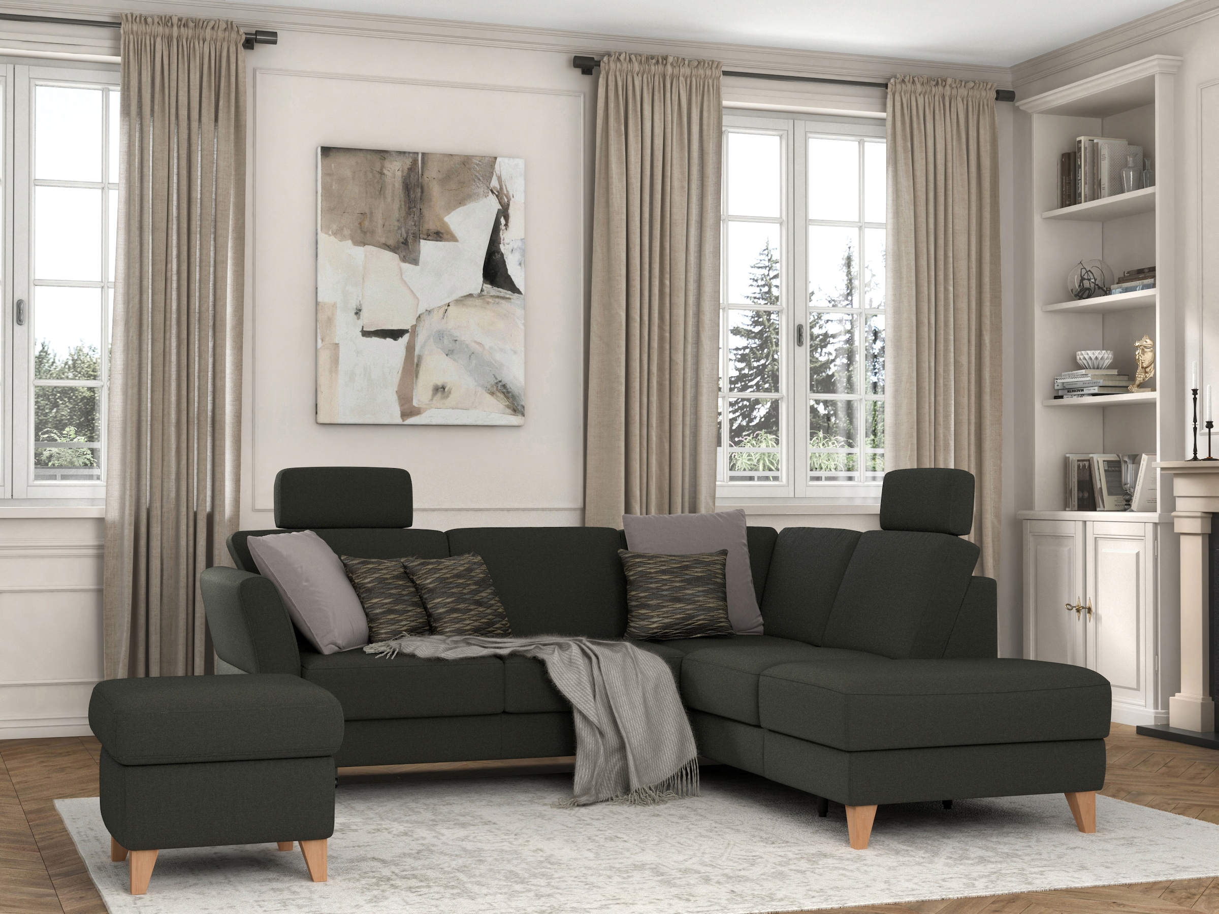 sit&more Stauraumhocker »Visby« Stauraum, auch erhältlich mit Wasser zu reinigendem "Soft clean" Bezug