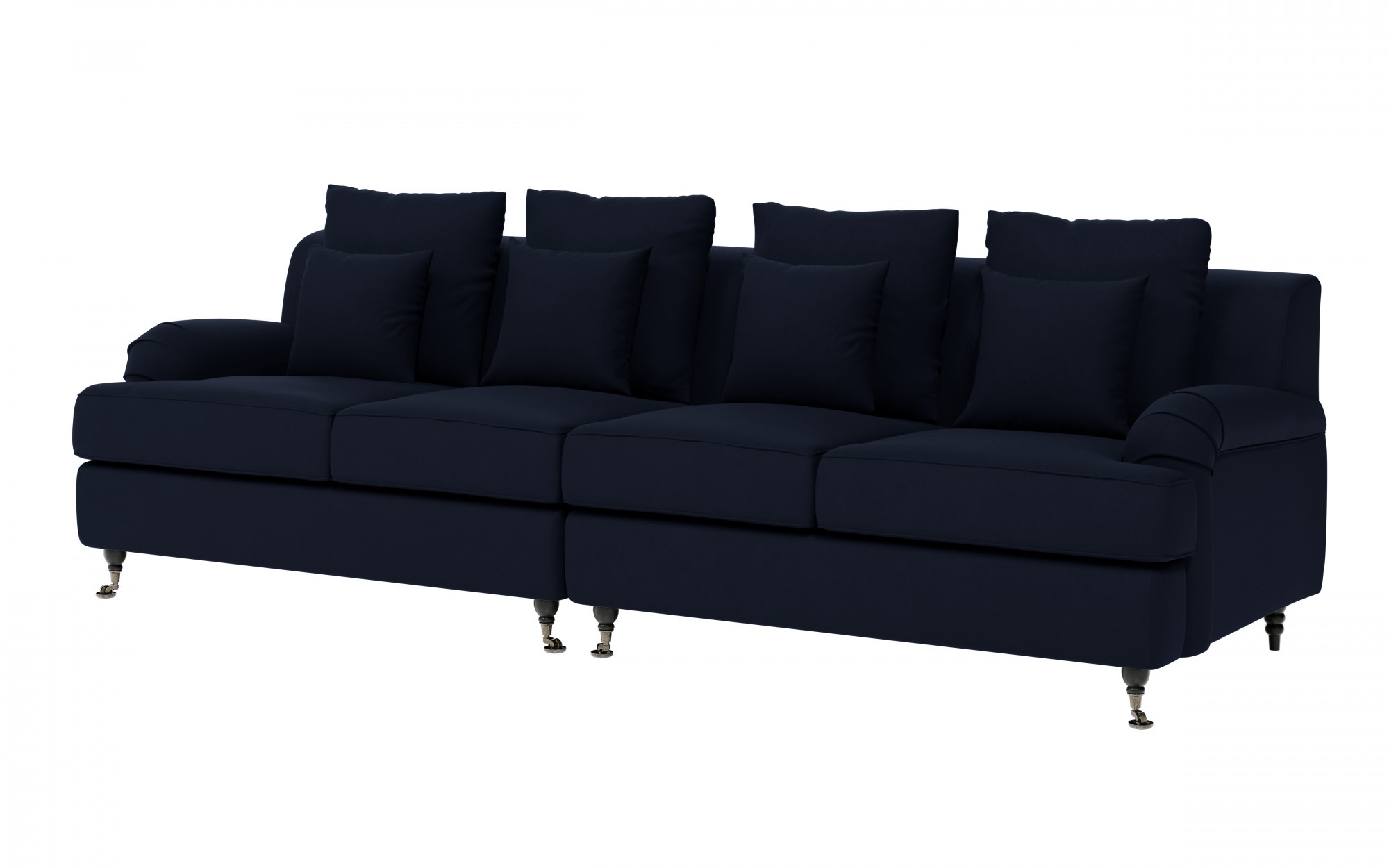 Guido Maria Kretschmer Home&Living Big-Sofa »NORIN«, (2 St.), zwei  Fußarten: vorne - Rollen, hinten - Holzfüße bestellen | BAUR