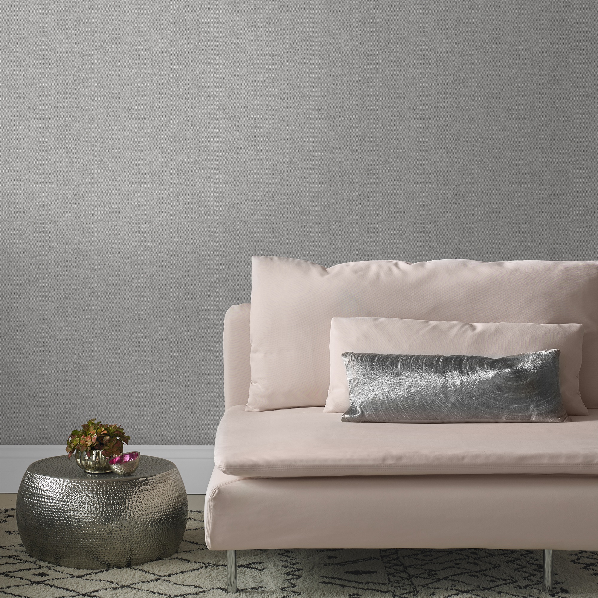 WOW Vliestapete "LINEN SHIMMER" uni Design Tapeten