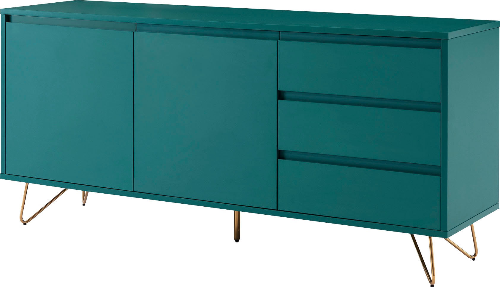 SalesFever Sideboard, Kommode mit Hairpin Beinen, Breite 150 cm günstig online kaufen