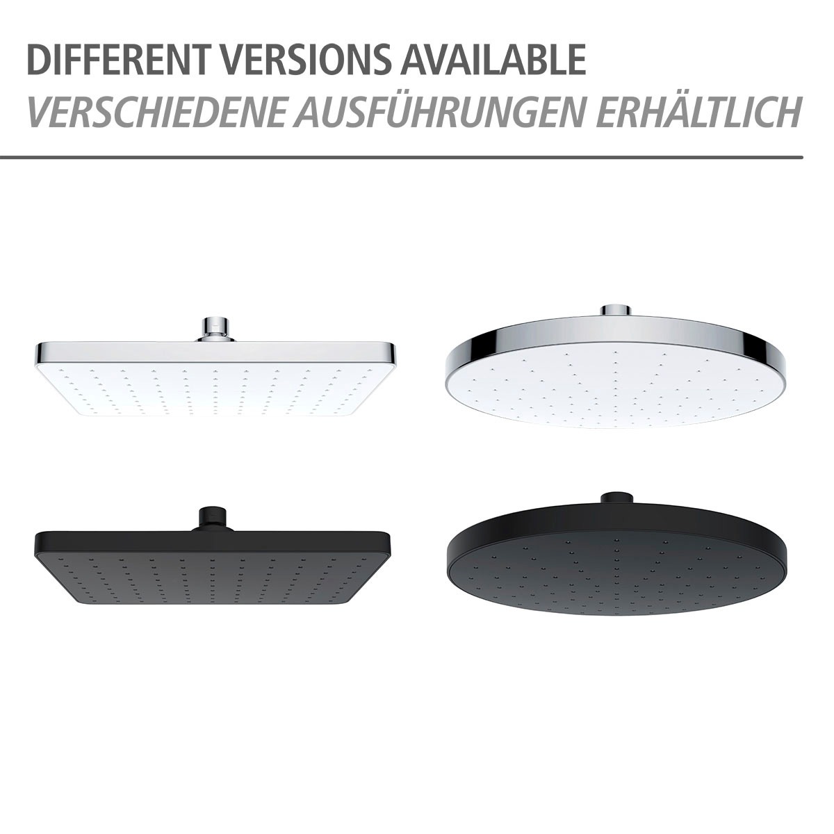 WENKO Regenduschkopf "Automatic Cleaning" 1 Stk. tlg. Ø 22,5 cm günstig online kaufen