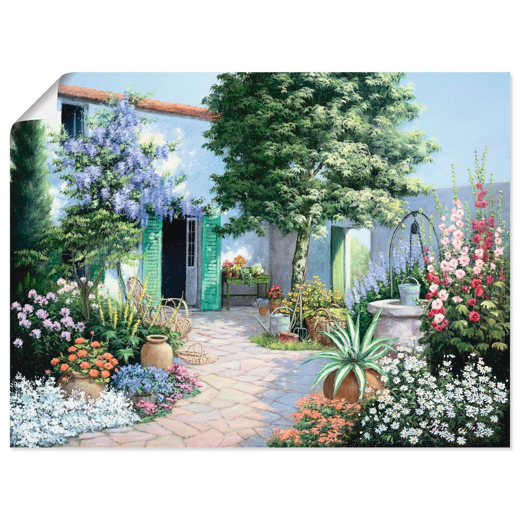 Artland Wandbild »Ein kleines Paradies«, Garten, (1 St.)