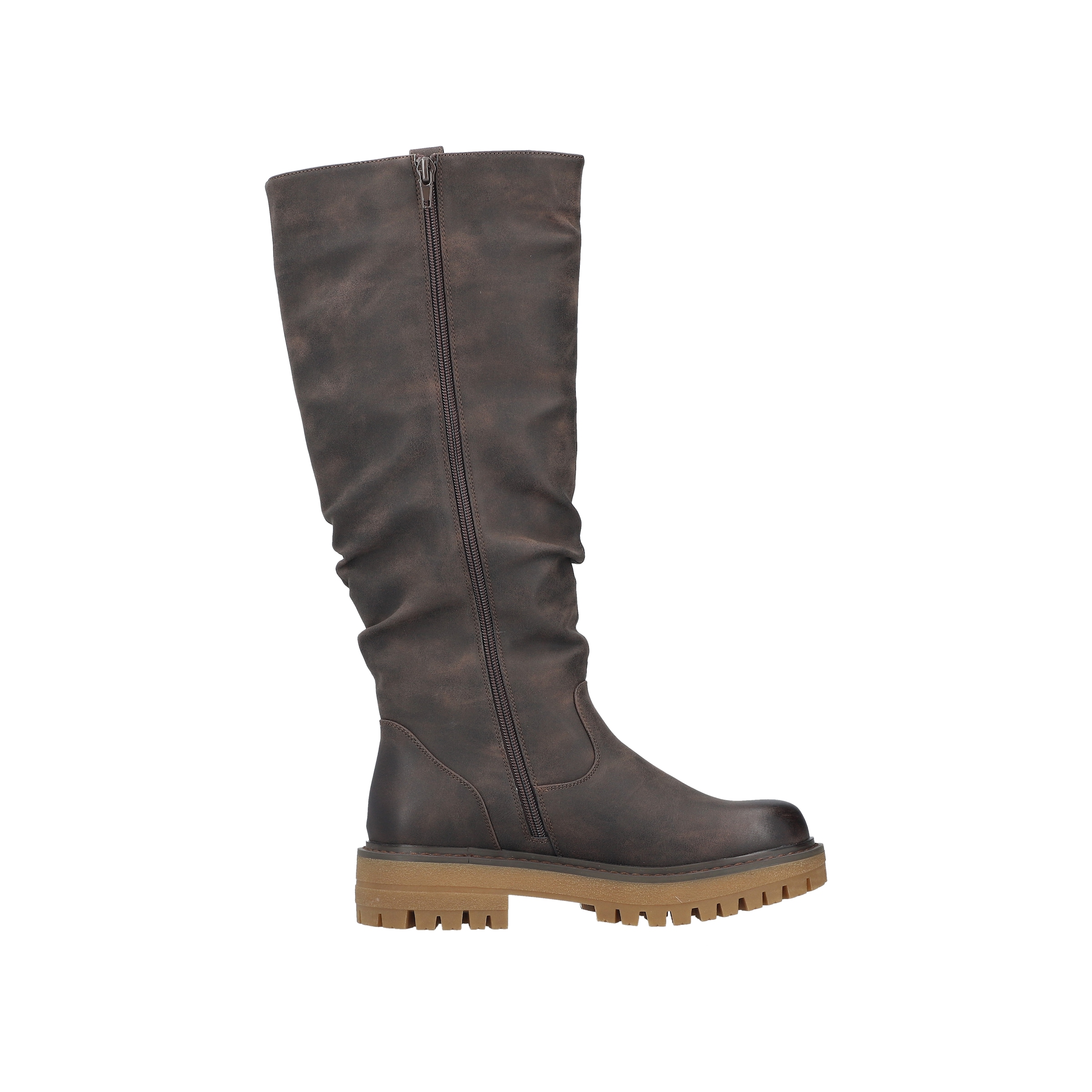 Rieker Winterstiefel  Langschaftstiefel mit slouchy Schaft und Warmfutter