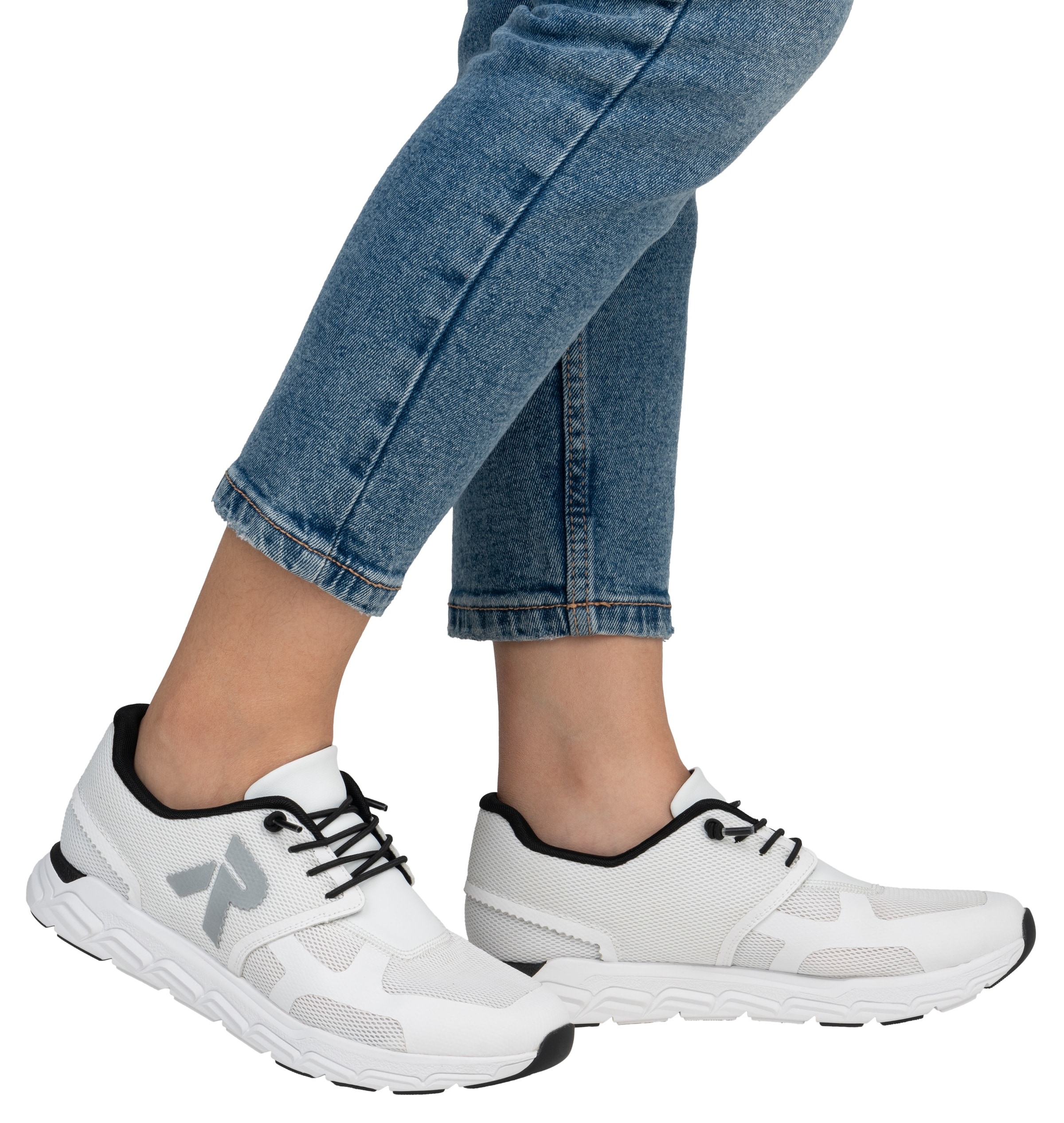 RIEKER Sport Slip-On Sneaker »Preston«, Freizeitschuh, Halbschuh, Schlupfschuh mit Gummizug