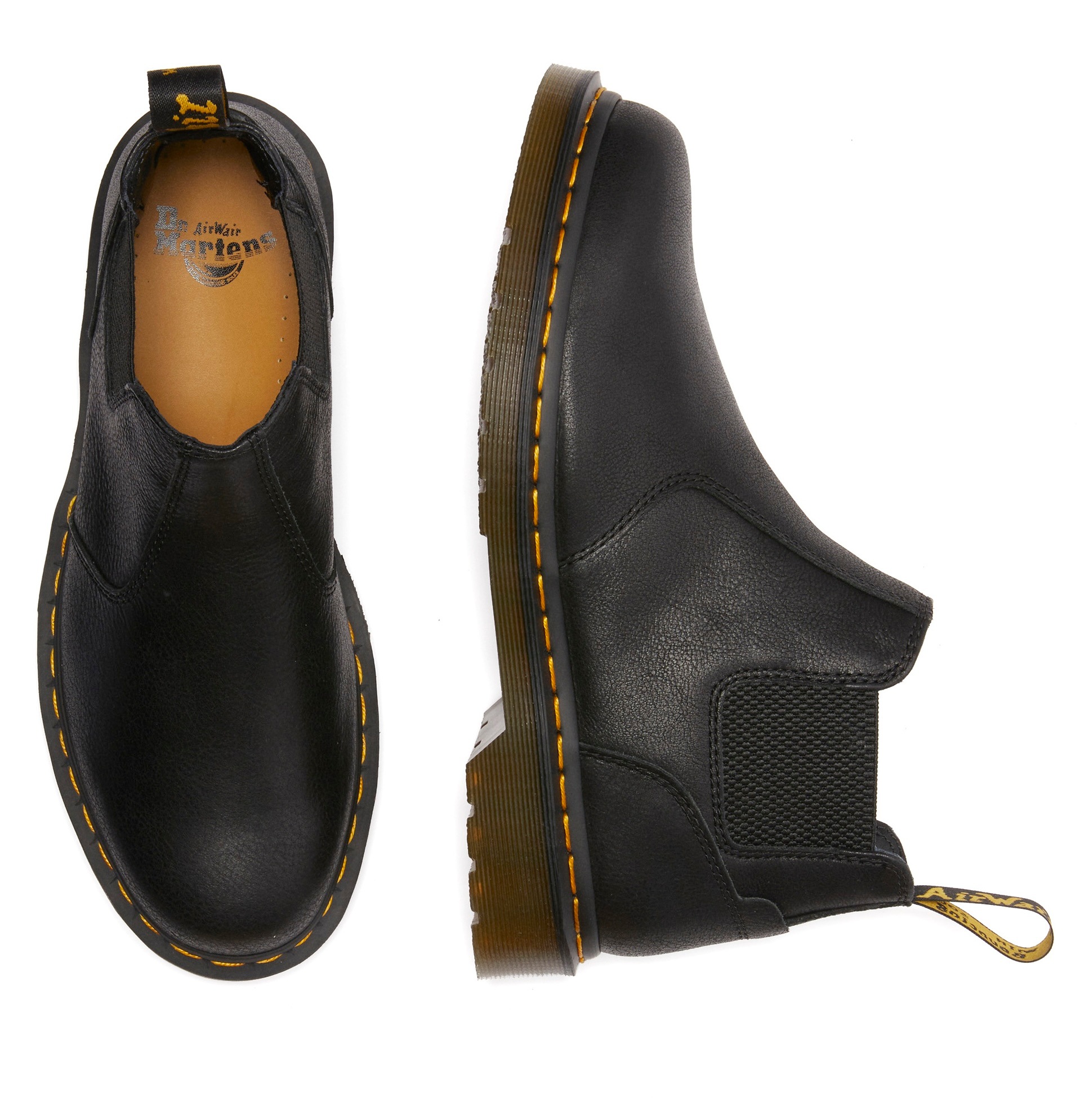 DR. MARTENS Chelseaboots »2976«, Chukka, Boots, Schlupfstiefel mit Stretcheinsatz