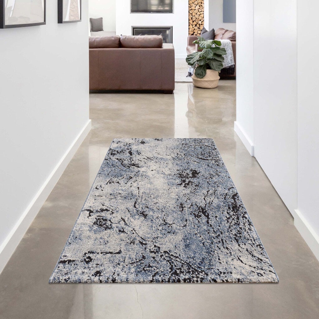 Carpet City Teppich "Mista 2584" rechteckig 9 mm Höhe Läufer, Kurzflor, Abs günstig online kaufen