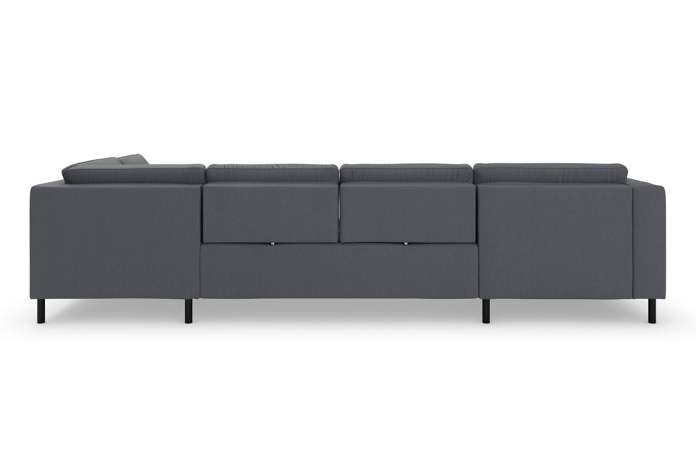 sit&more Wohnlandschaft »Olsen U-Form«, inklusive Sitztiefenverstellung, wahlweise mit Bettfunktion, 15cm hoch