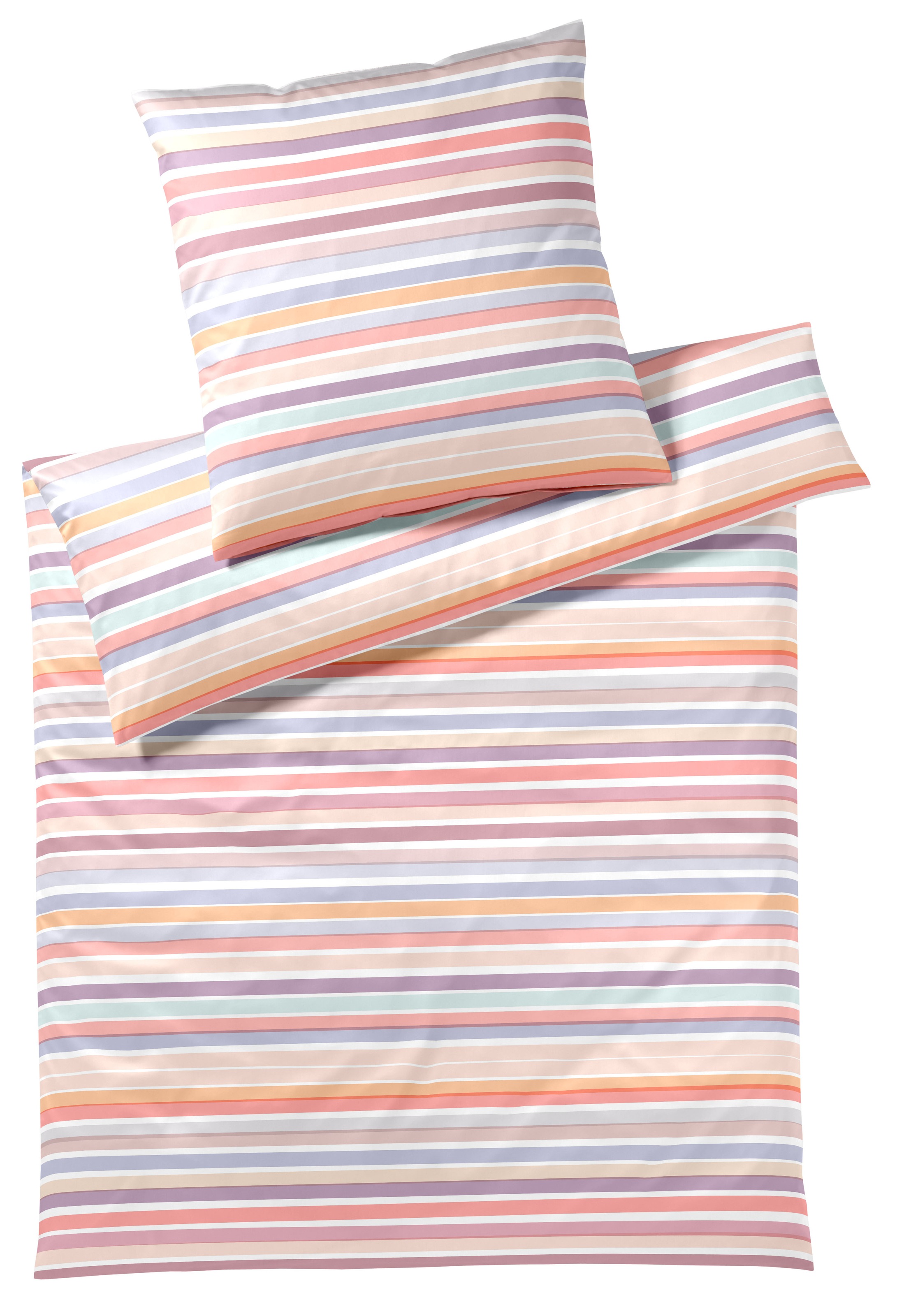 Elegante Bettwäsche "Tapes" 2 Stk. angenehmes Hautgefühl günstig online kaufen