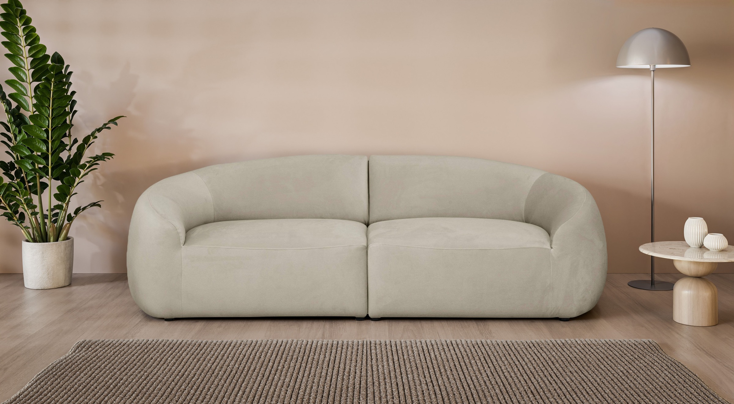 LeGer Home by Lena Gercke Big-Sofa "YANI, Designersofa, organische Form, Ma günstig online kaufen