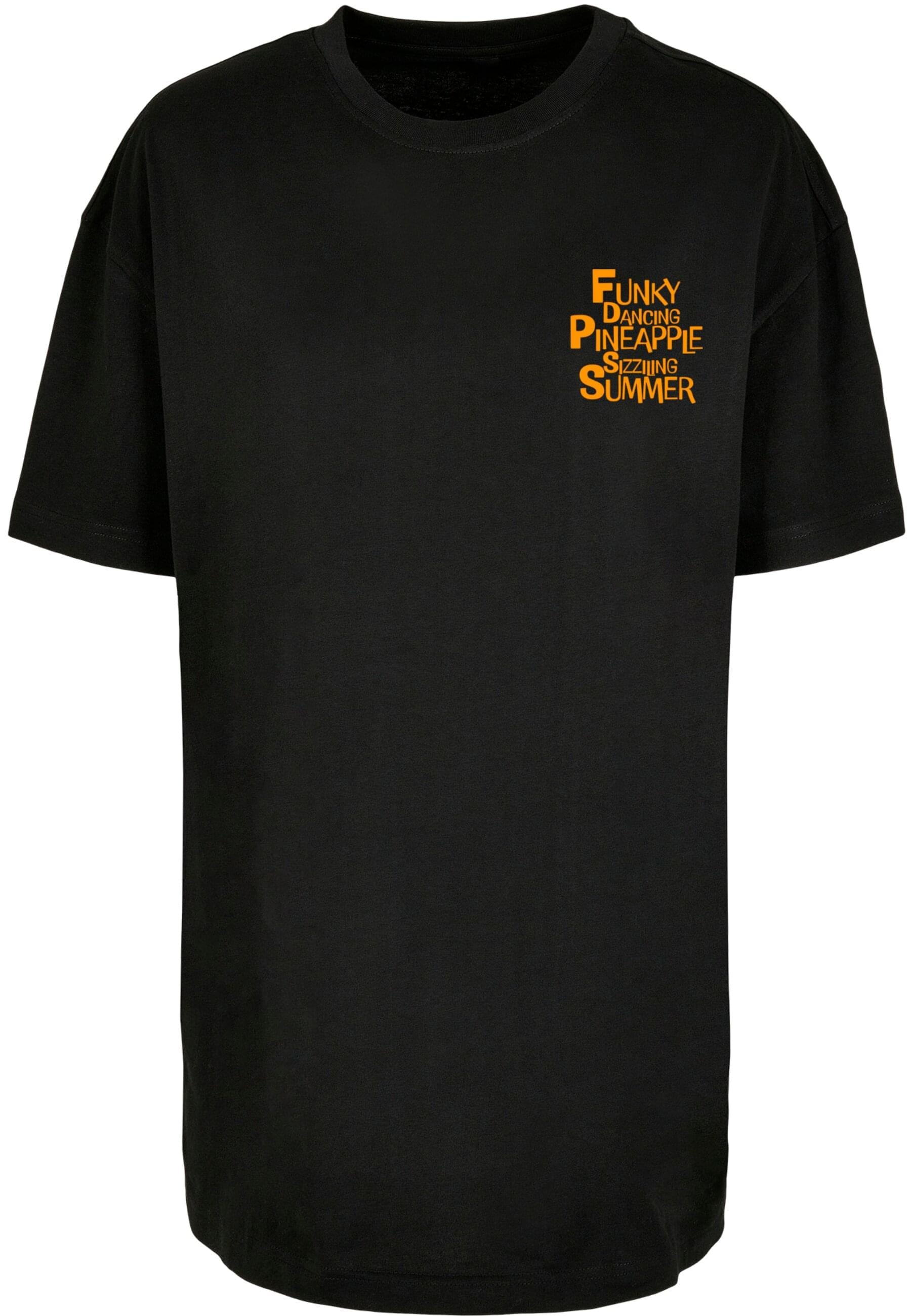 Merchcode T-Shirt "Merchcode Ladies Funky Pineapple Oversized Tee", (1 tlg. günstig online kaufen