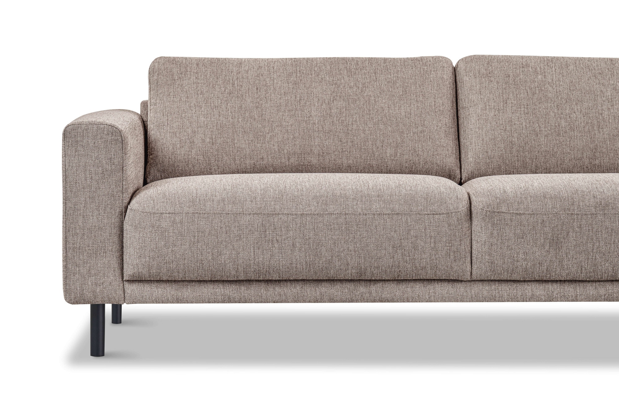 Home affaire Ecksofa »Sveeva, L-Form, B.288 cm, schwarze Metallfüße« langlebiger Webstoff, mit Wellenunterfederung, viele Farben