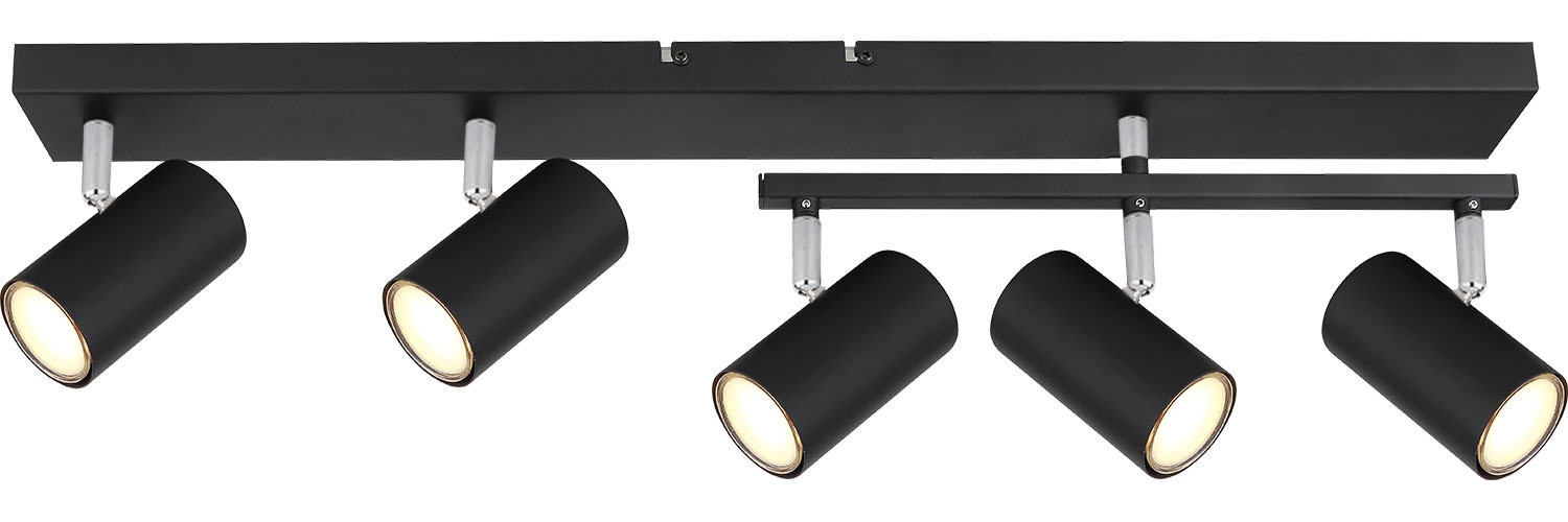 GLOBO LIGHTING Deckenspot »ROBBY« GU10 1 Stk. Deckenstrahler weiß/Chrom, schwenkbar, GU10