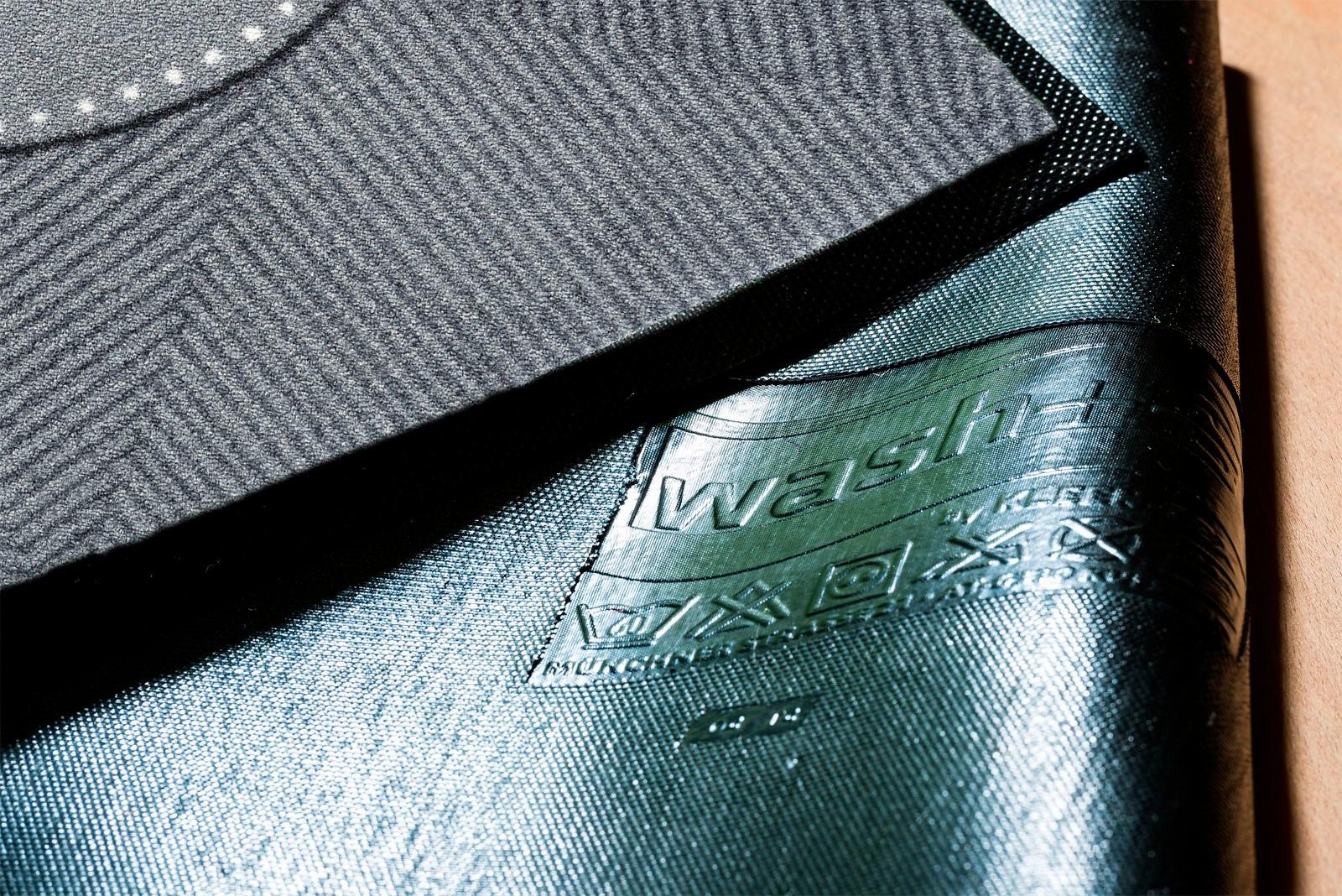 wash+dry by Kleen-Tex Fußmatte "Herr Just, Welcome" rechteckig 9 mm Höhe Sc günstig online kaufen