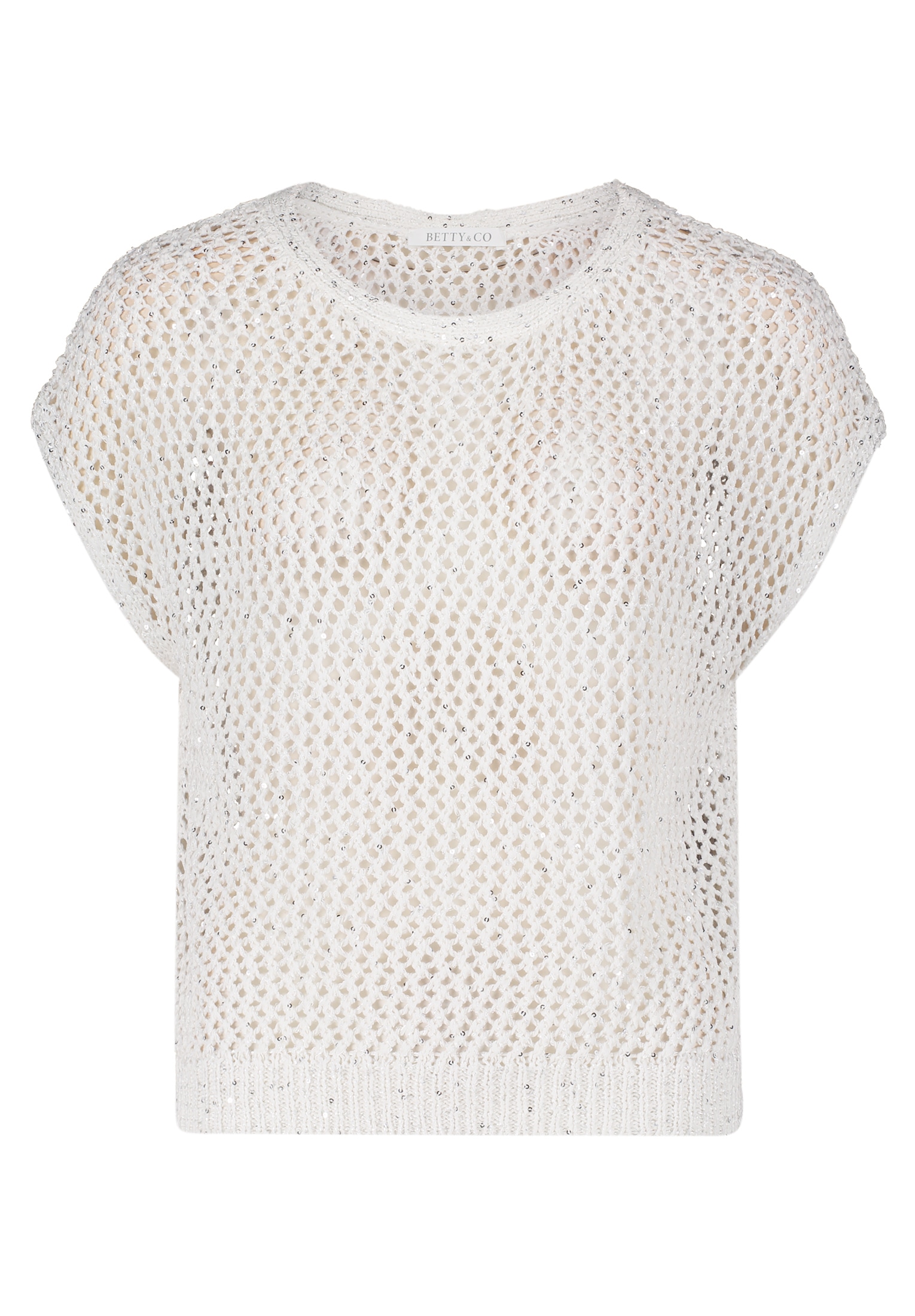 Betty&Co Stricktop »Betty & Co Strickpullunder mit Effektgarn«, Glitzer
