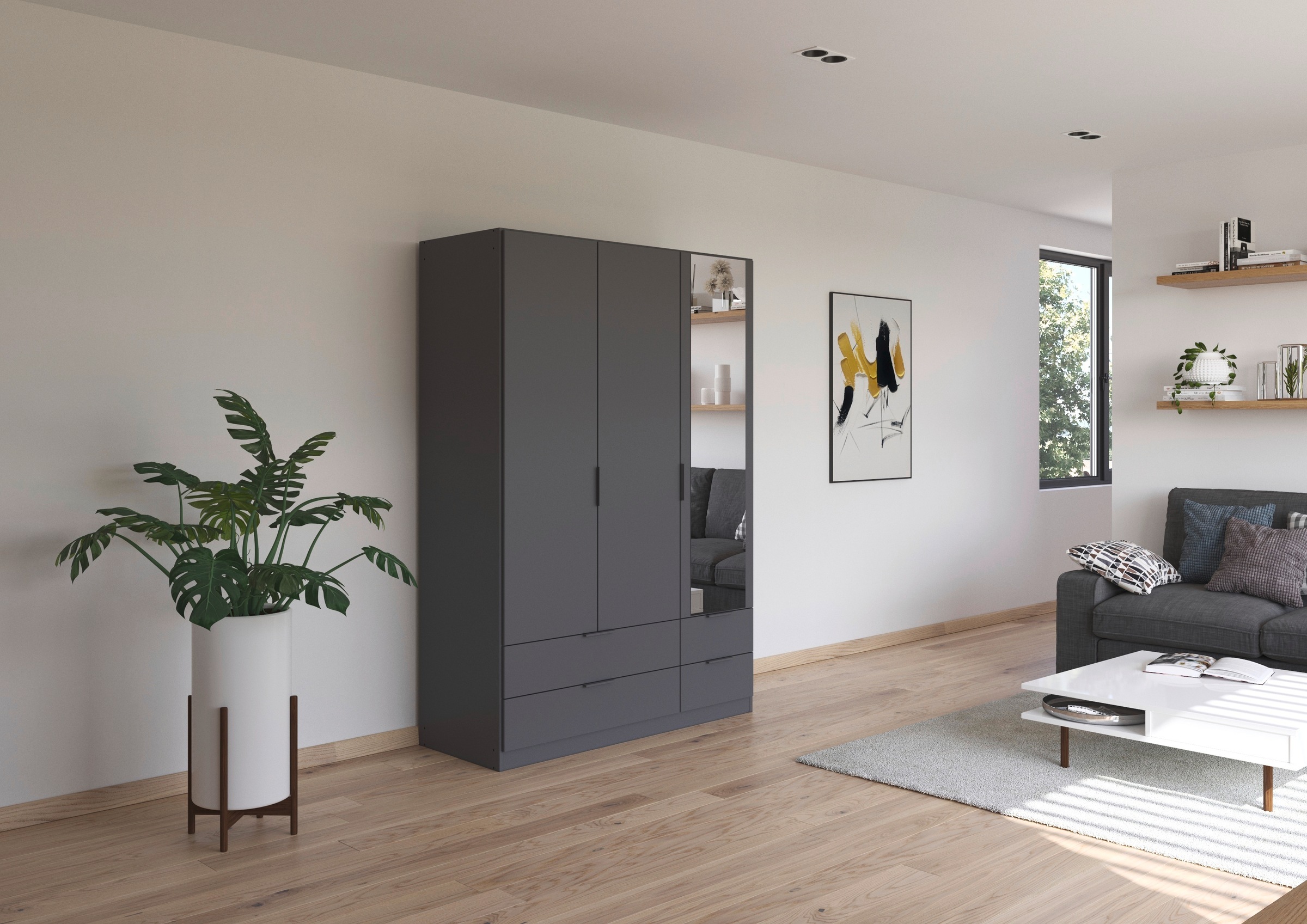 rauch Kleiderschrank "Drehtürenschrank Schrank Garderobe Ankleide Schlafzim günstig online kaufen