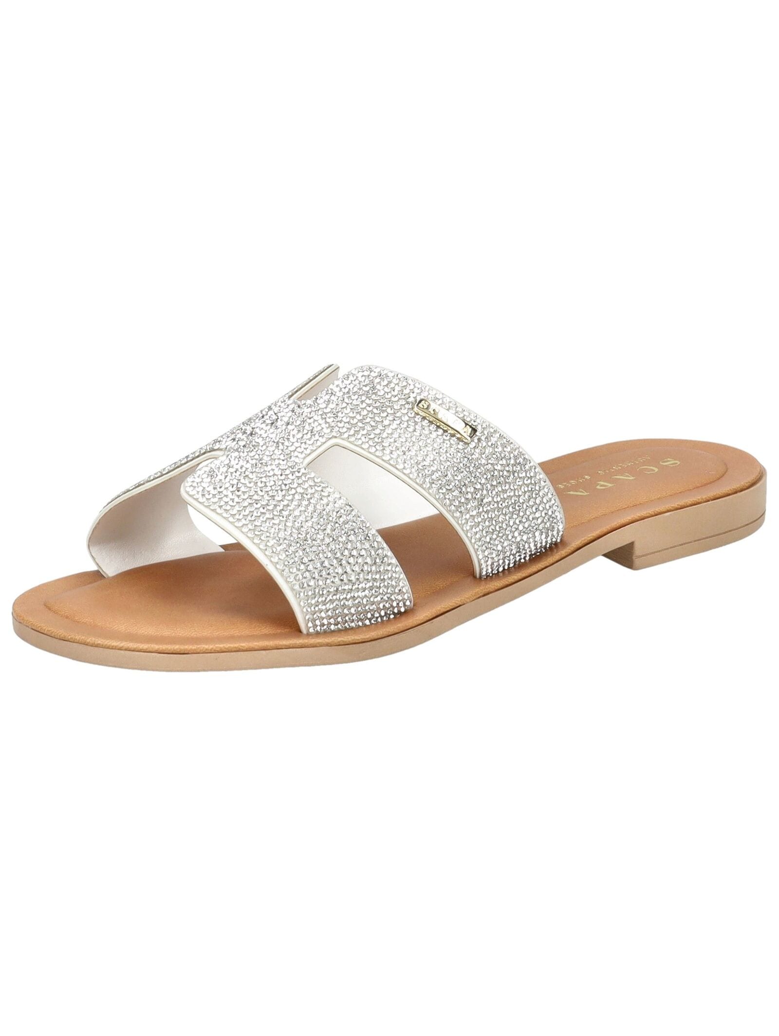 Scapa Pantolette "scapa Pantoletten Lederimitat/Textil" günstig online kaufen